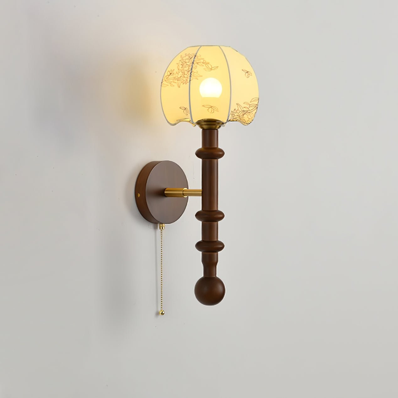 Retro Solid Wood Series Wall Lamp K638