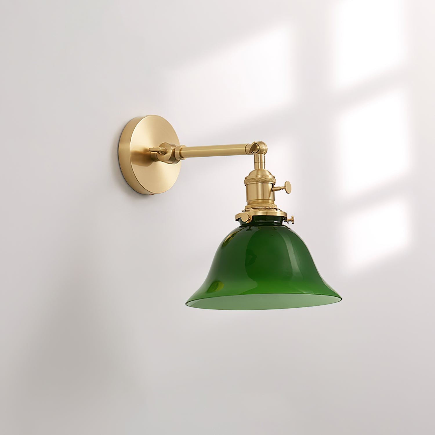 Personalized Green Bell-Shaped Wall Lamp K414