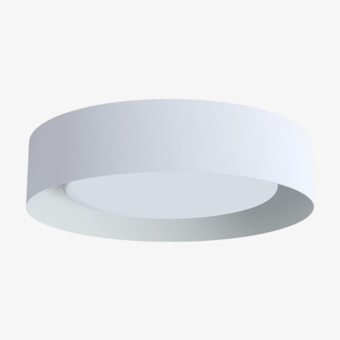 Velcora Contemporary Metal Flush Mount Ceiling Light - Elegant Drum Ceiling Fixture for Bedroom K2285