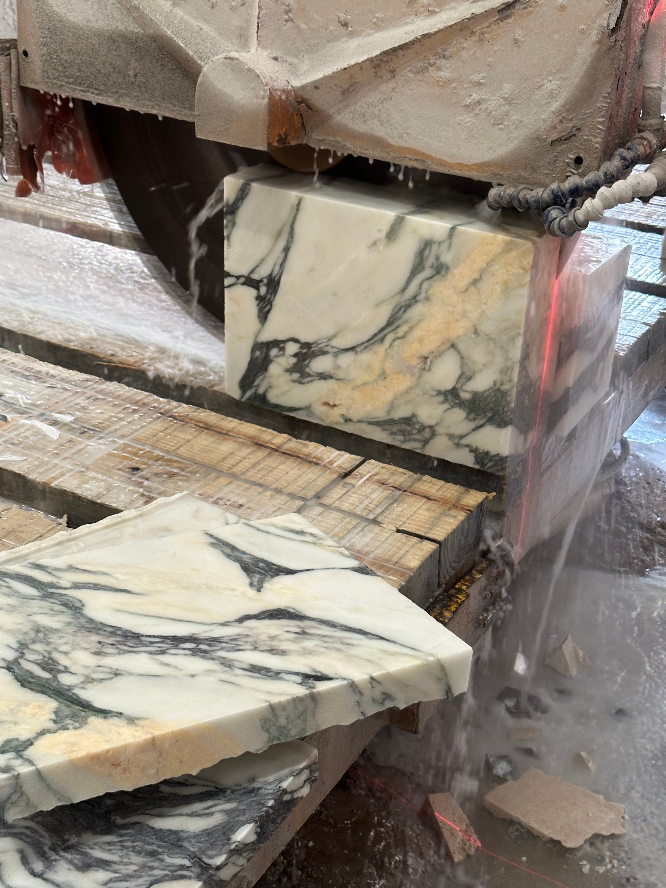 Pillar Marble Table Lamp D567