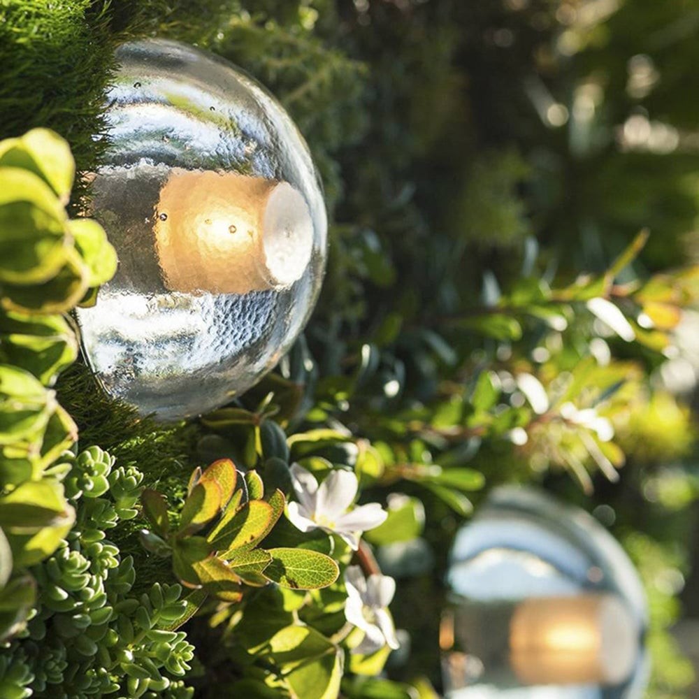 Modern Outdoor Glass Circle Wall Light K212
