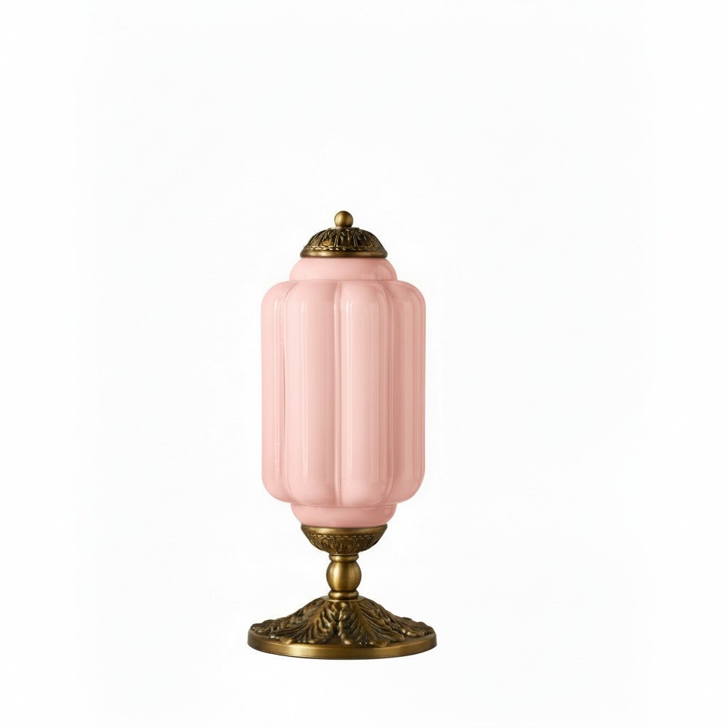 Classic Eloise Glass Table Lamp – Vintage Bedside and Ambient Lighting K885