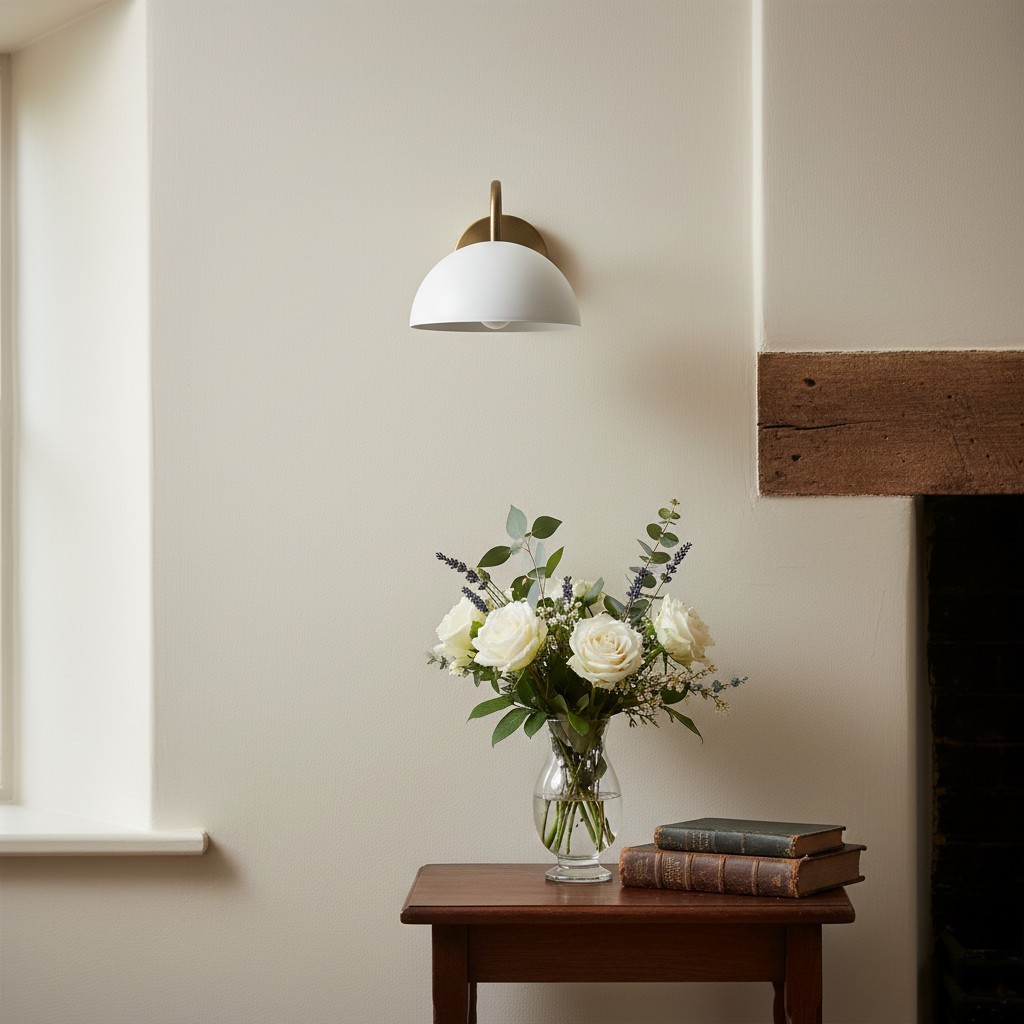 Curva Curved Dome Shade Wall Sconce – Mid-Century Modern Versatile Indoor Lighting K1542
