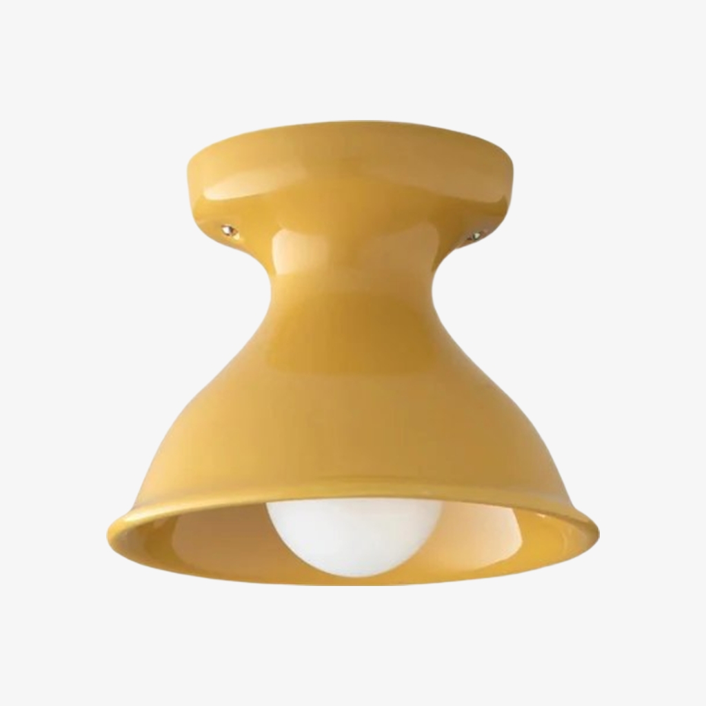 Dravin Bowl Ceramic Ceiling Light - Minimalist Colorful Ceiling Lamp for Kitchen K2351