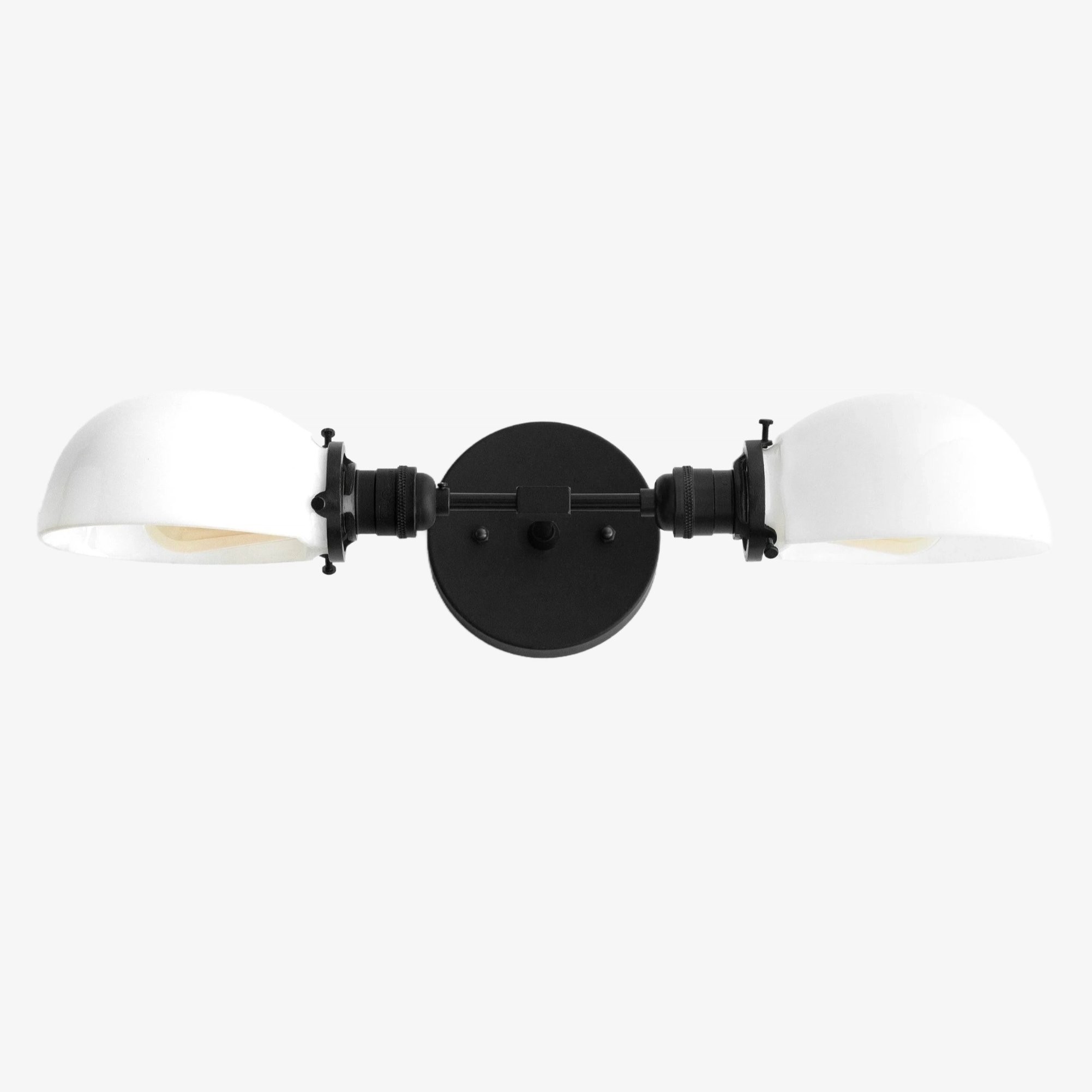 Ornato Luxe Mid-Century Vanity Light - Brass Bathroom Fixture with Opal Glass K1474
