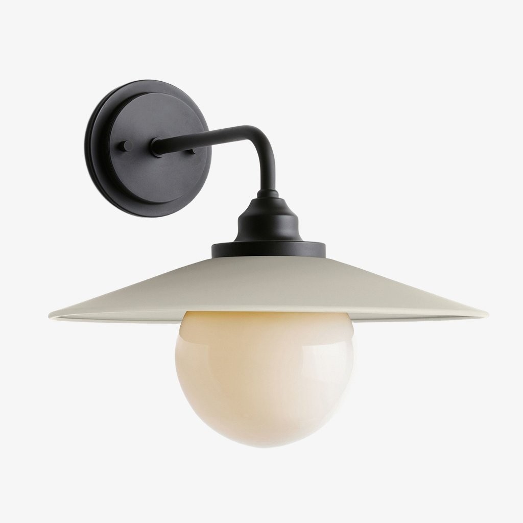 Cordax Utility-Inspired Wall Sconce - Metal and Glass for Indoor Outdoor Decor K2046