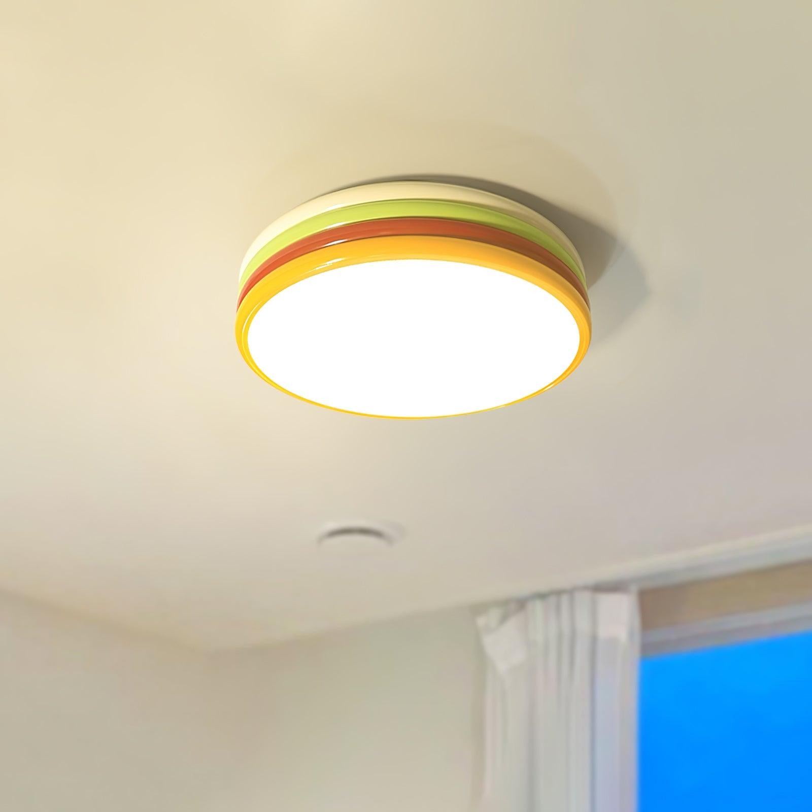 Scandinavian Simple Colorful Acrylic Ceiling Lamp For Bedroom K326