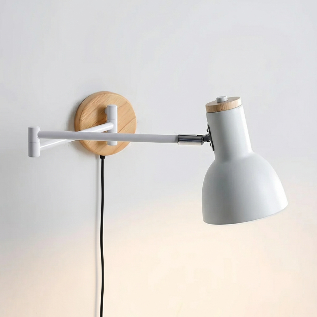 Collin Adjustable Plug In Wall Lamp D265