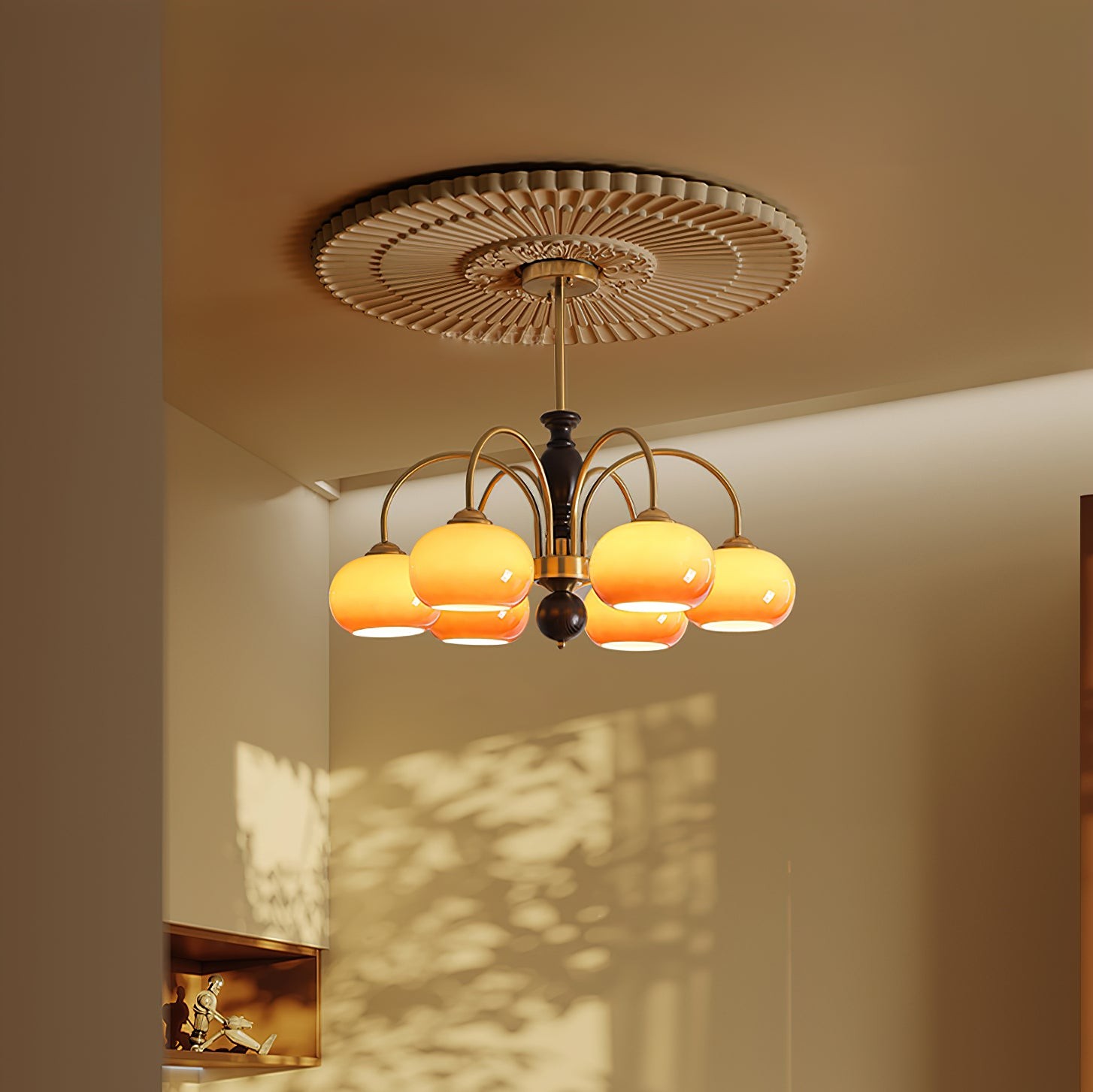 Retro Bauhaus Arch Chandelier K231