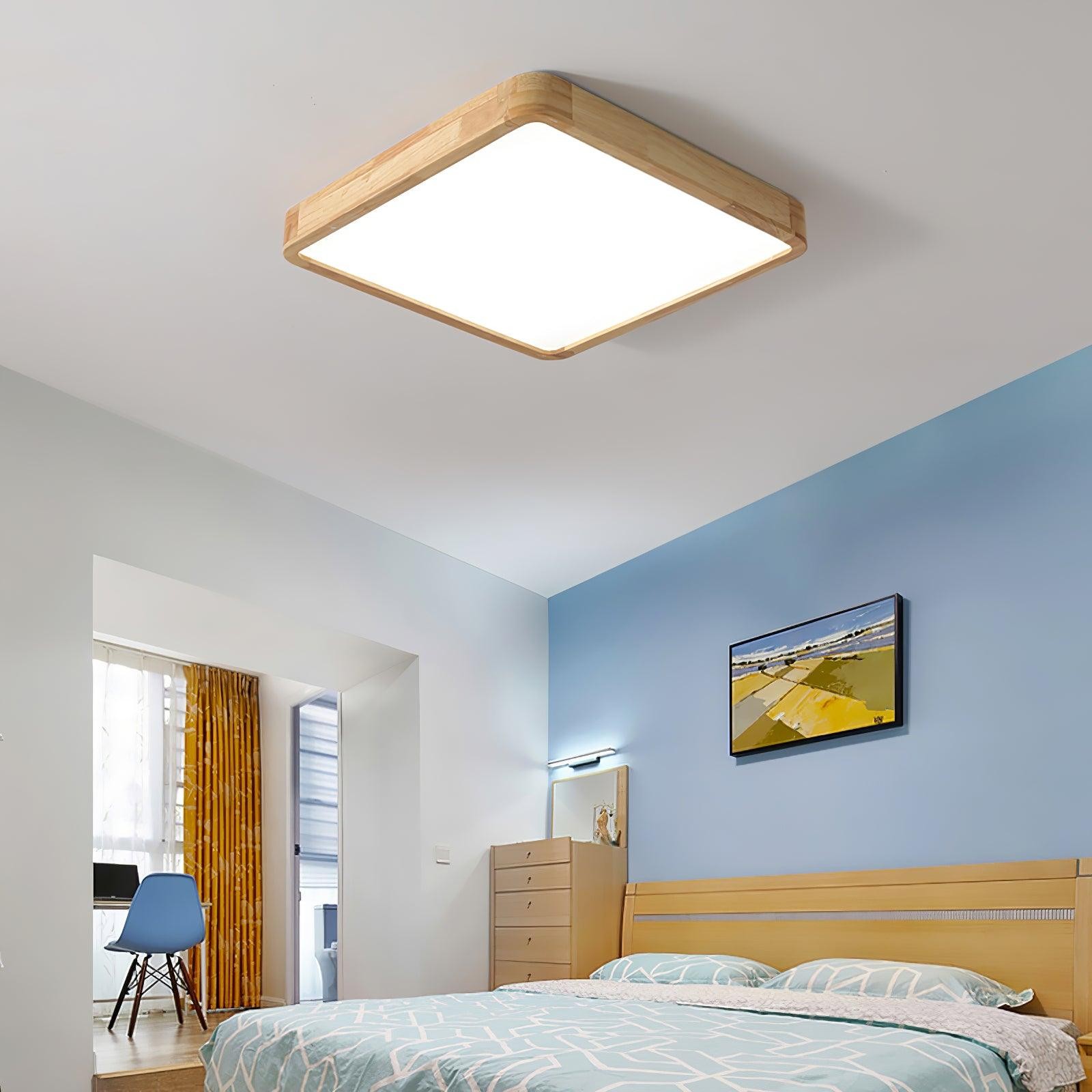 Wooden Geometric Ceiling Light K778