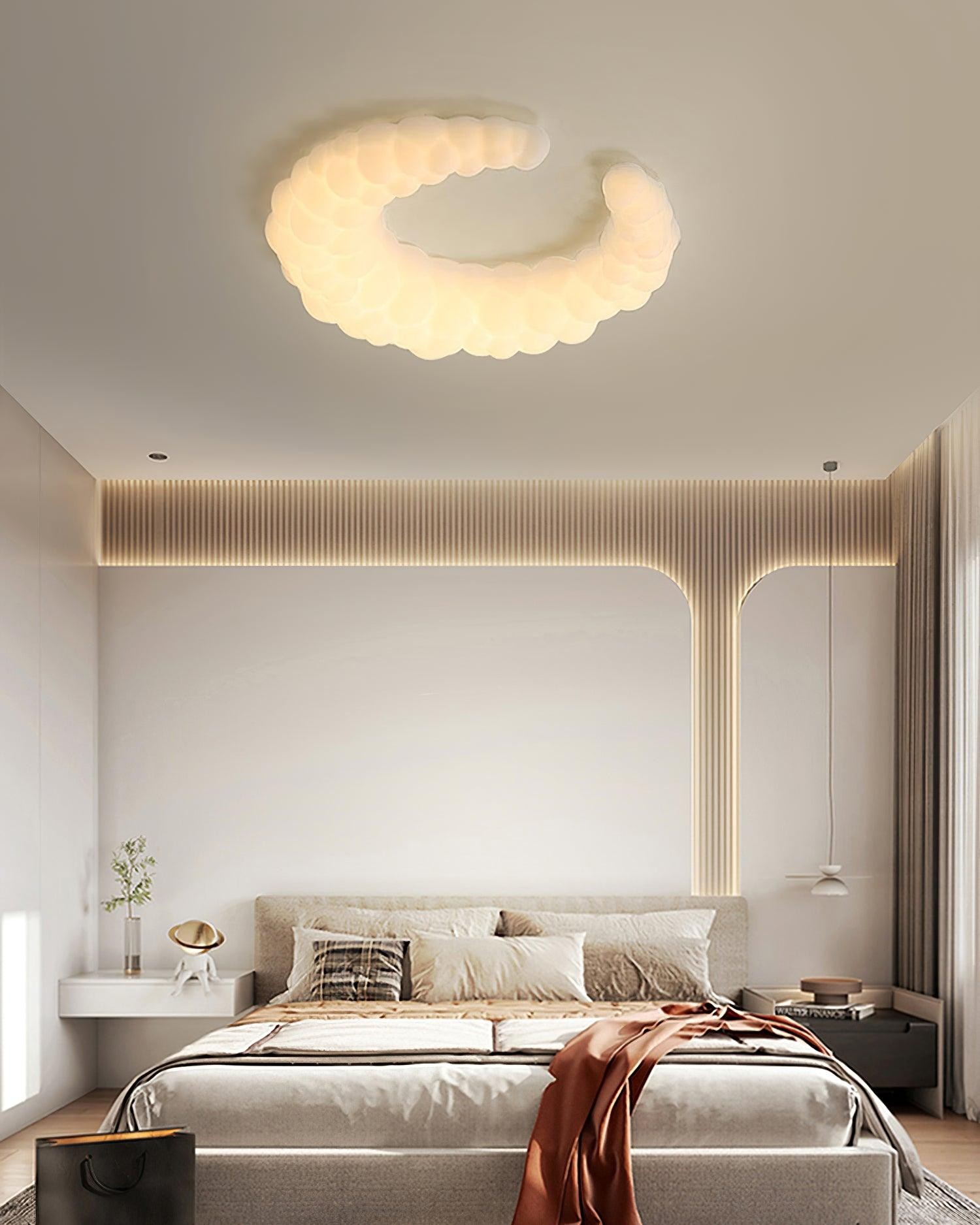 Cream Style Moon Ceiling Lamp K248