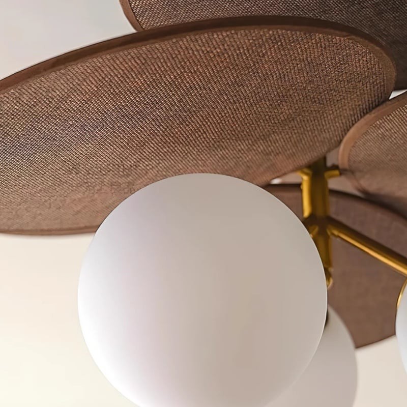 Orrise Overlapping Blades Design Ceiling Light - Modern Style Lighting for Living Room and Bedroom K2096