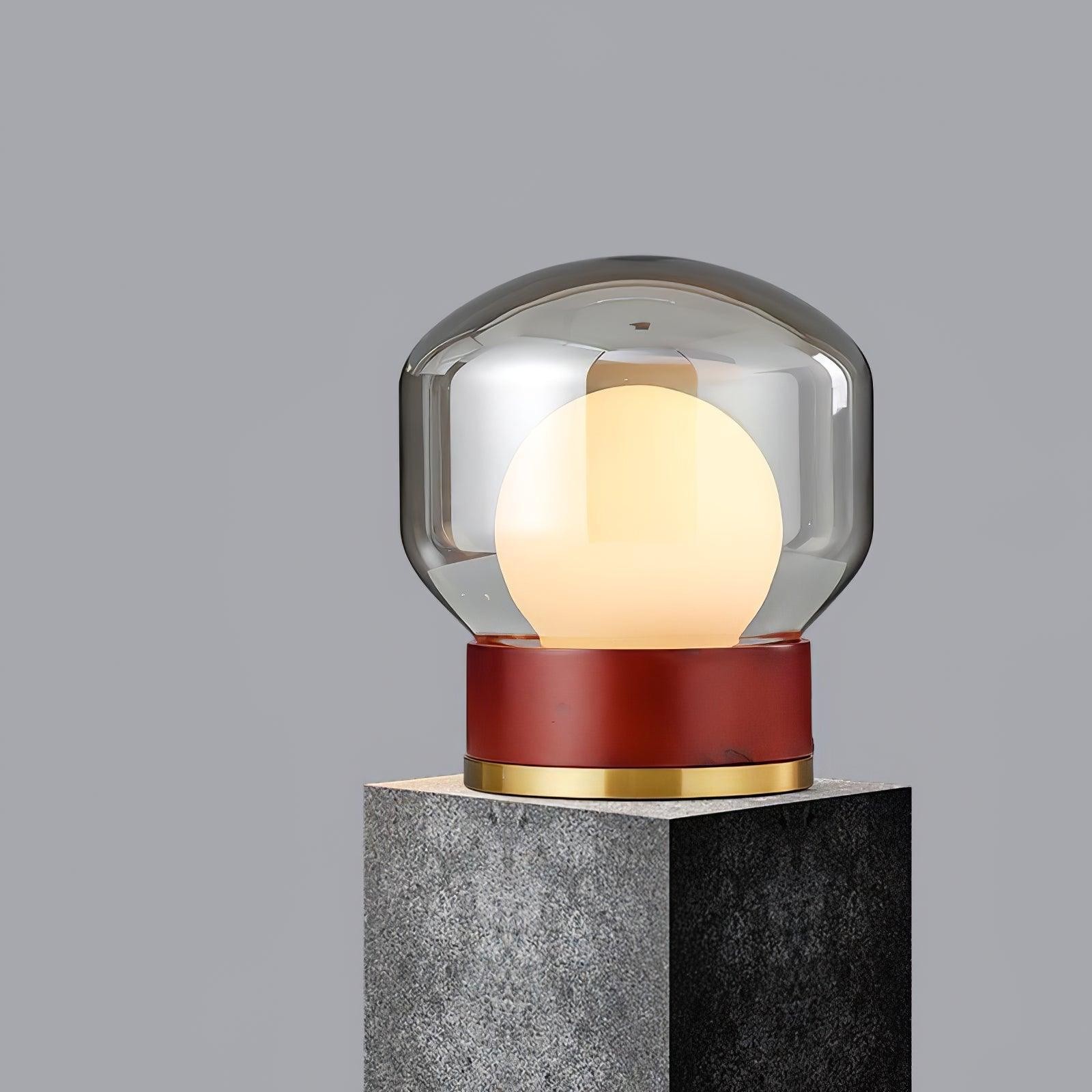 Simple Creative Wood Orb Table Lamp K628