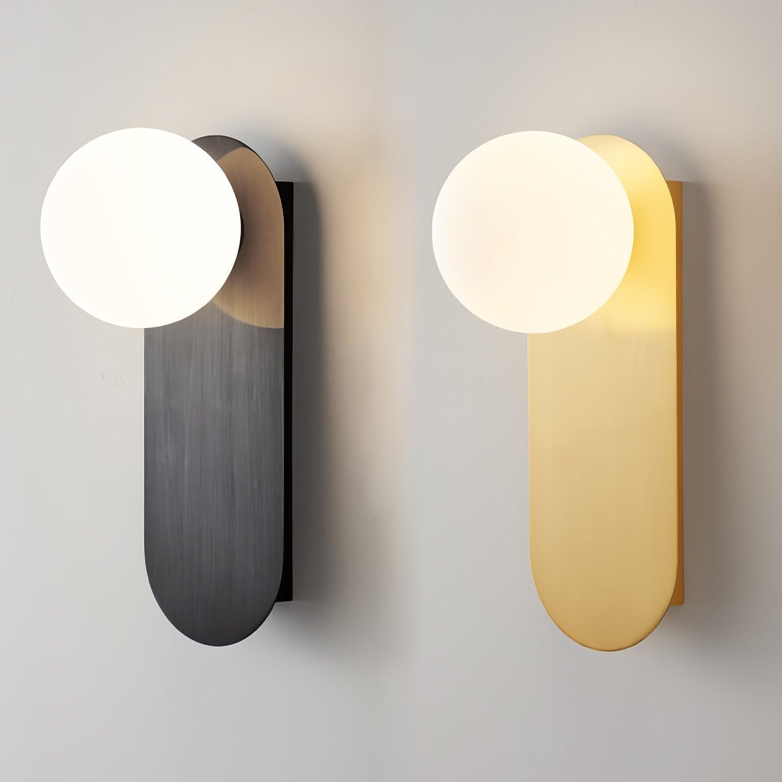 Modern Glass Base Sconce K383