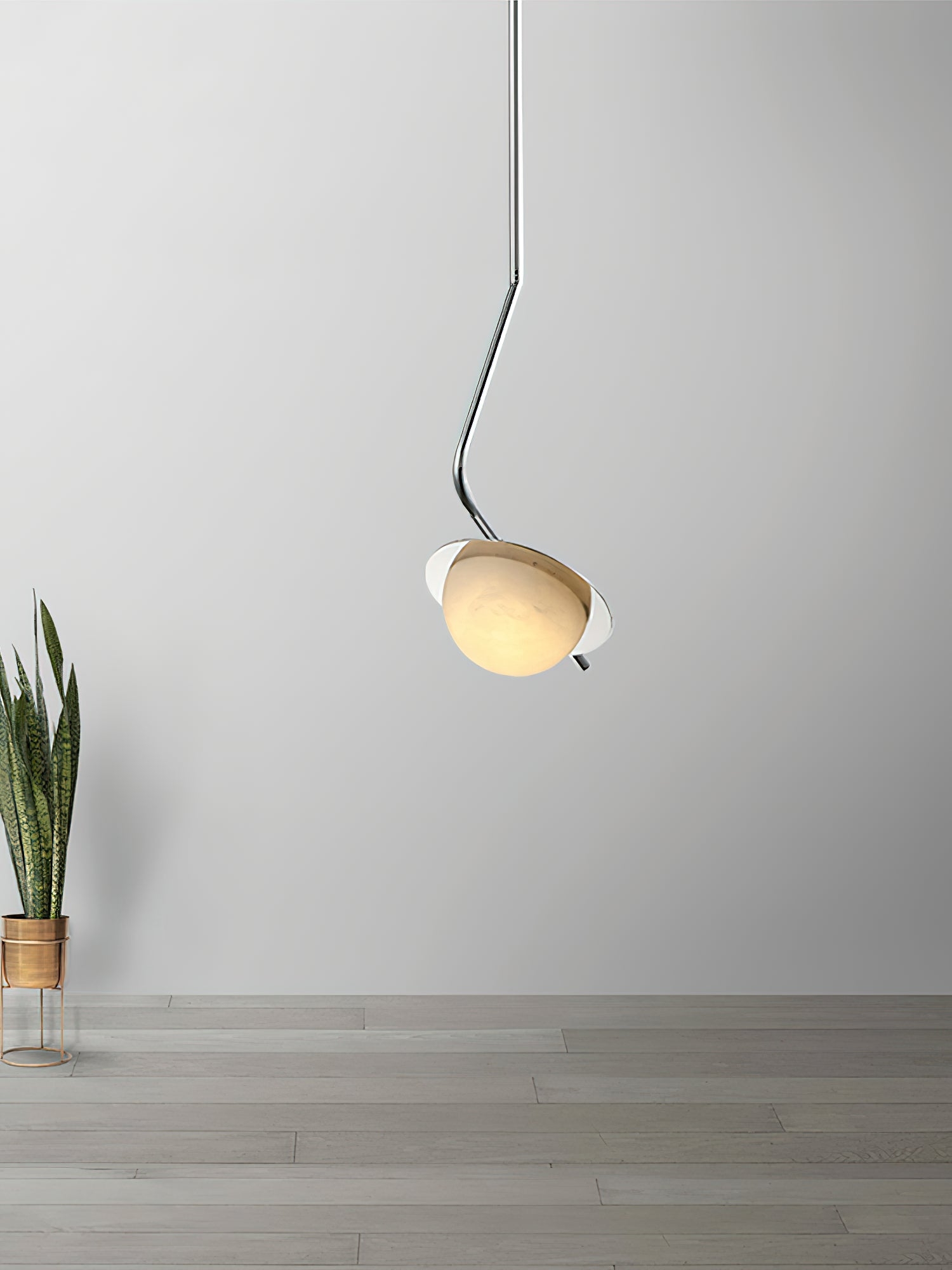 Chic Luminance Alabaster Pendant Light D438