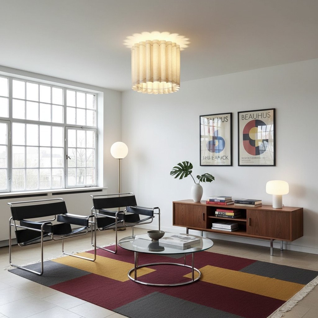 Velura Linen Shade Ceiling Light - Modern Transitional Ceiling Light K1767