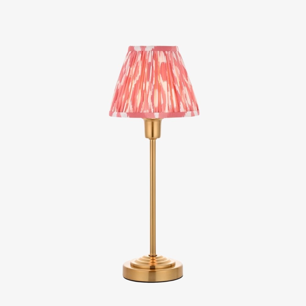 Bronzuno Patterned Fabric Table Lamp - Modern-Bohemian Bedside Light K1925