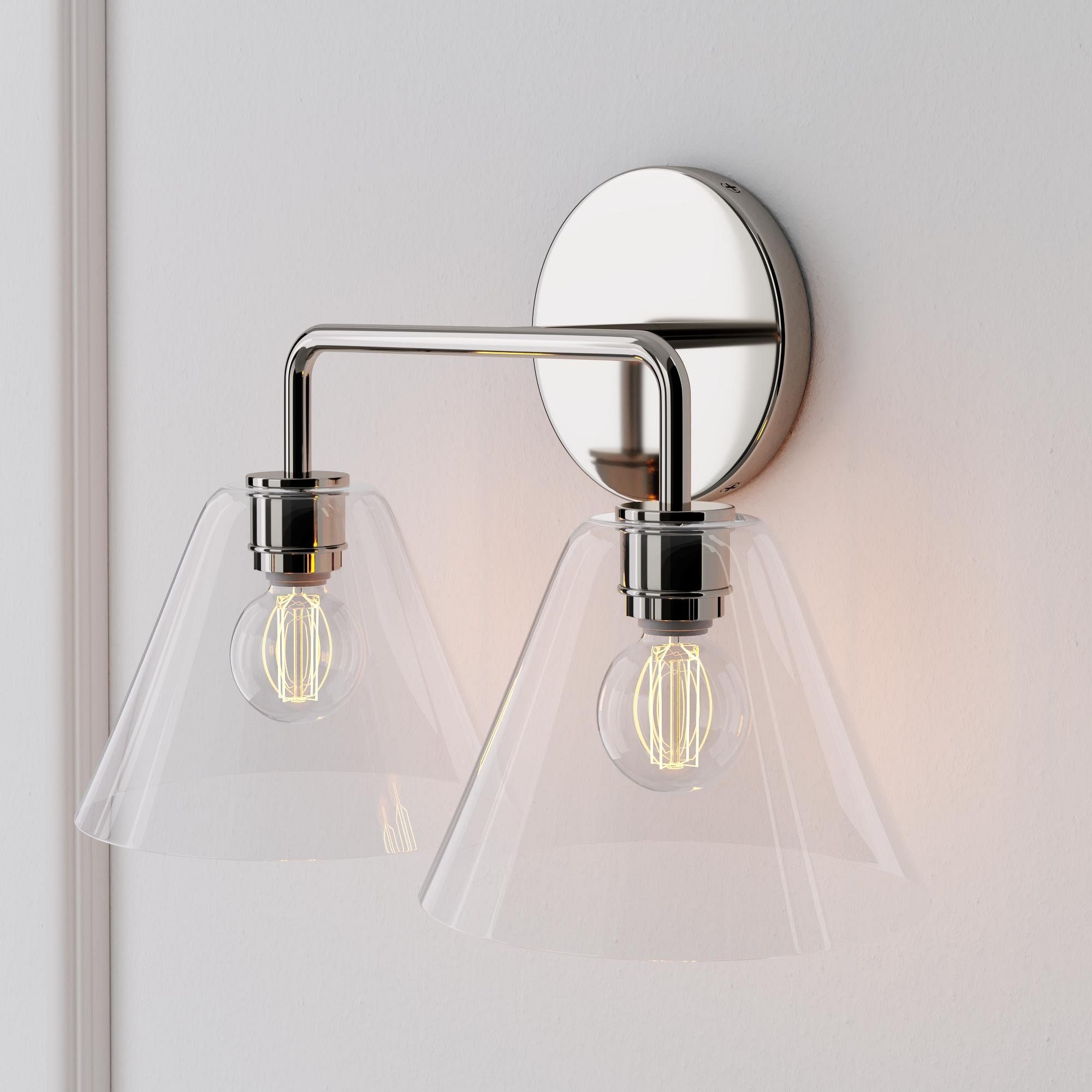 Conica Cone Wall Sconce - 1, 2, 3-Light Modern Glass Lighting K1398