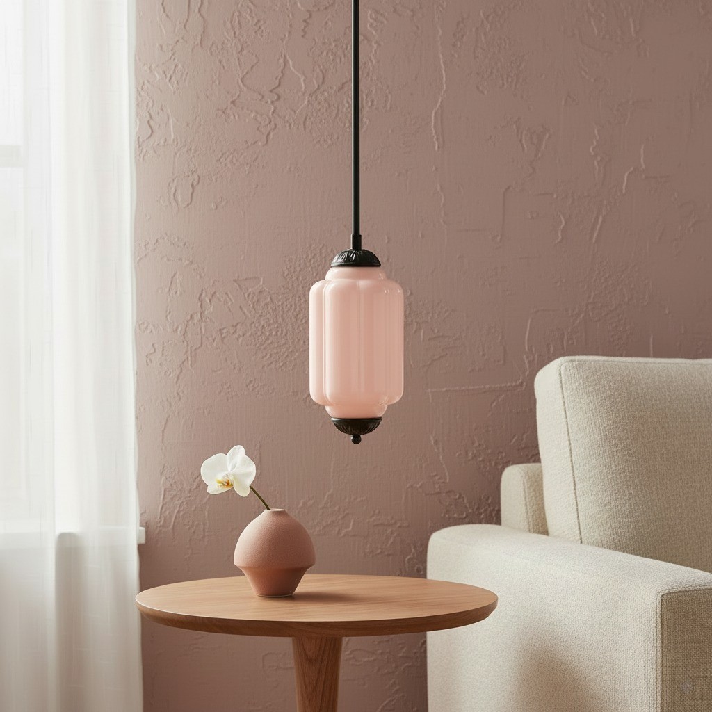 Eloise Simple Glass Irregular Lantern Pendant Lamp K836