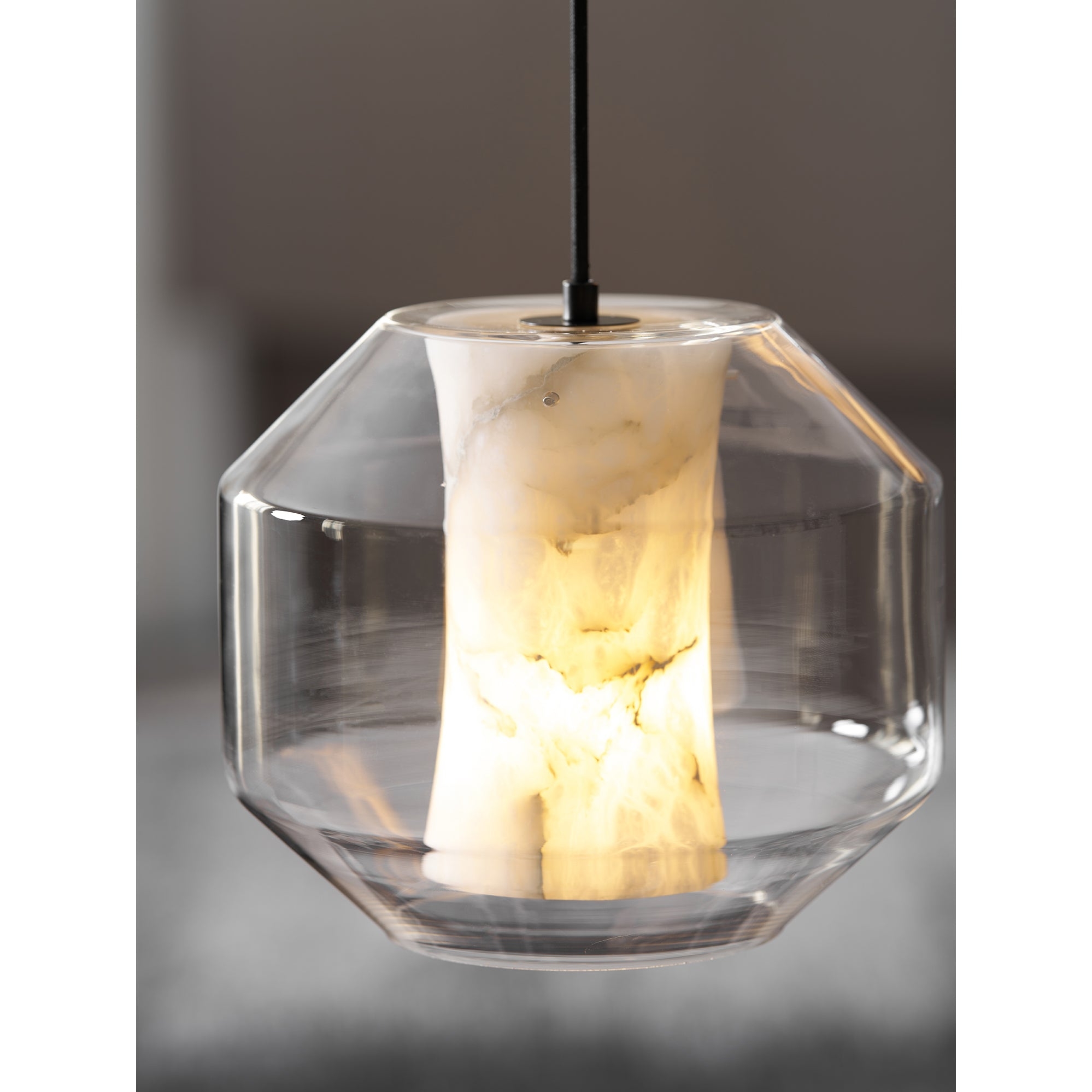 Glass Alabaster Pendant Lamp D444