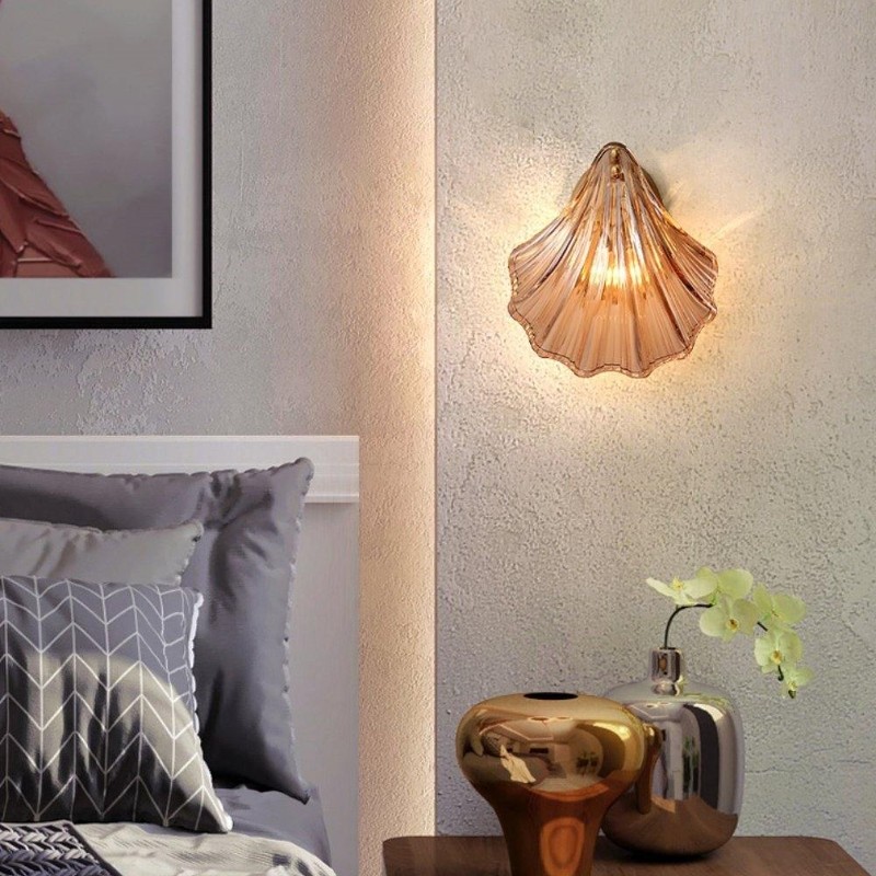 Vintage Rustic Shell Indoor Wall Light