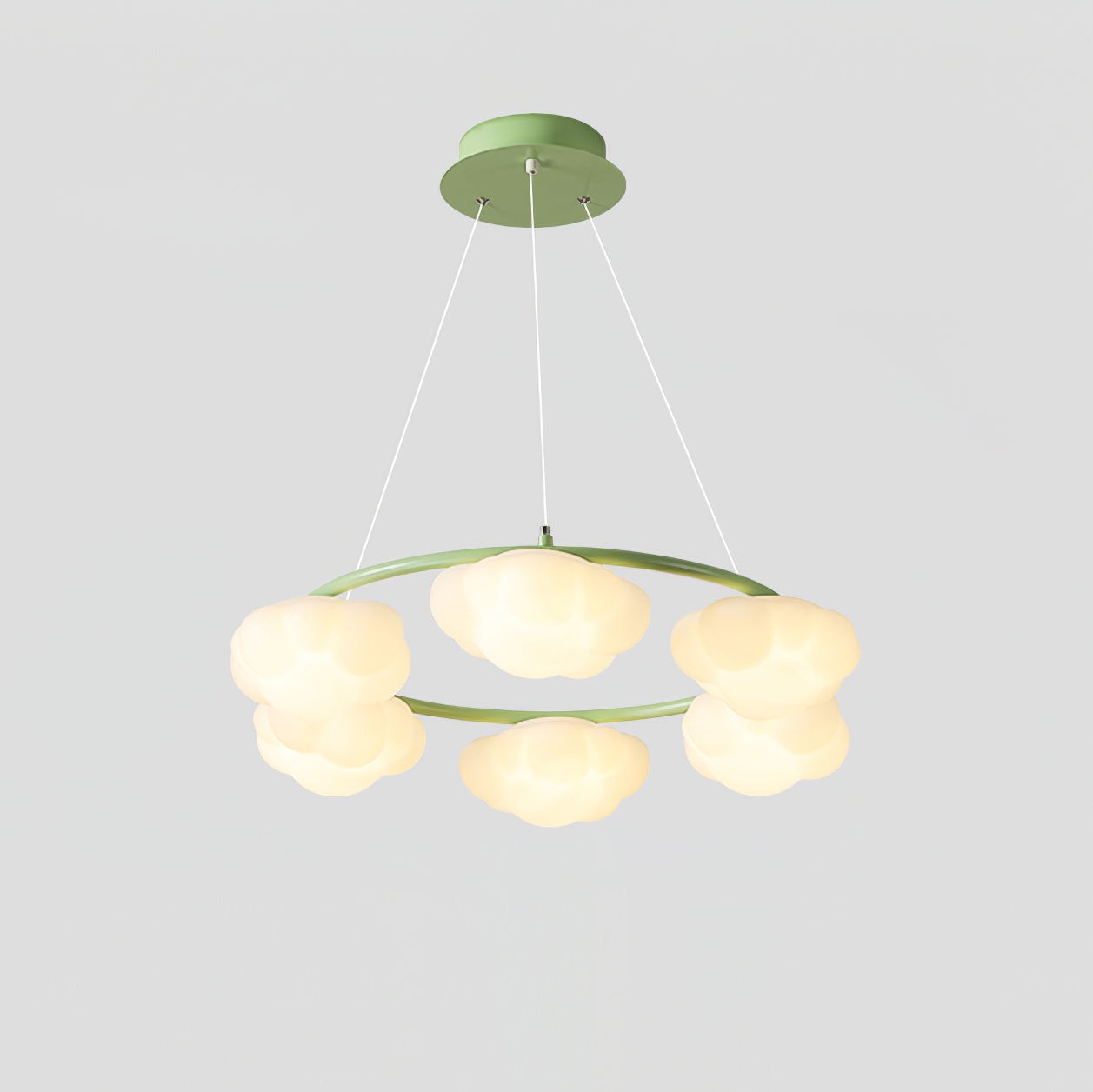 Cream Style Creative Personality Clouds Chandelier K696