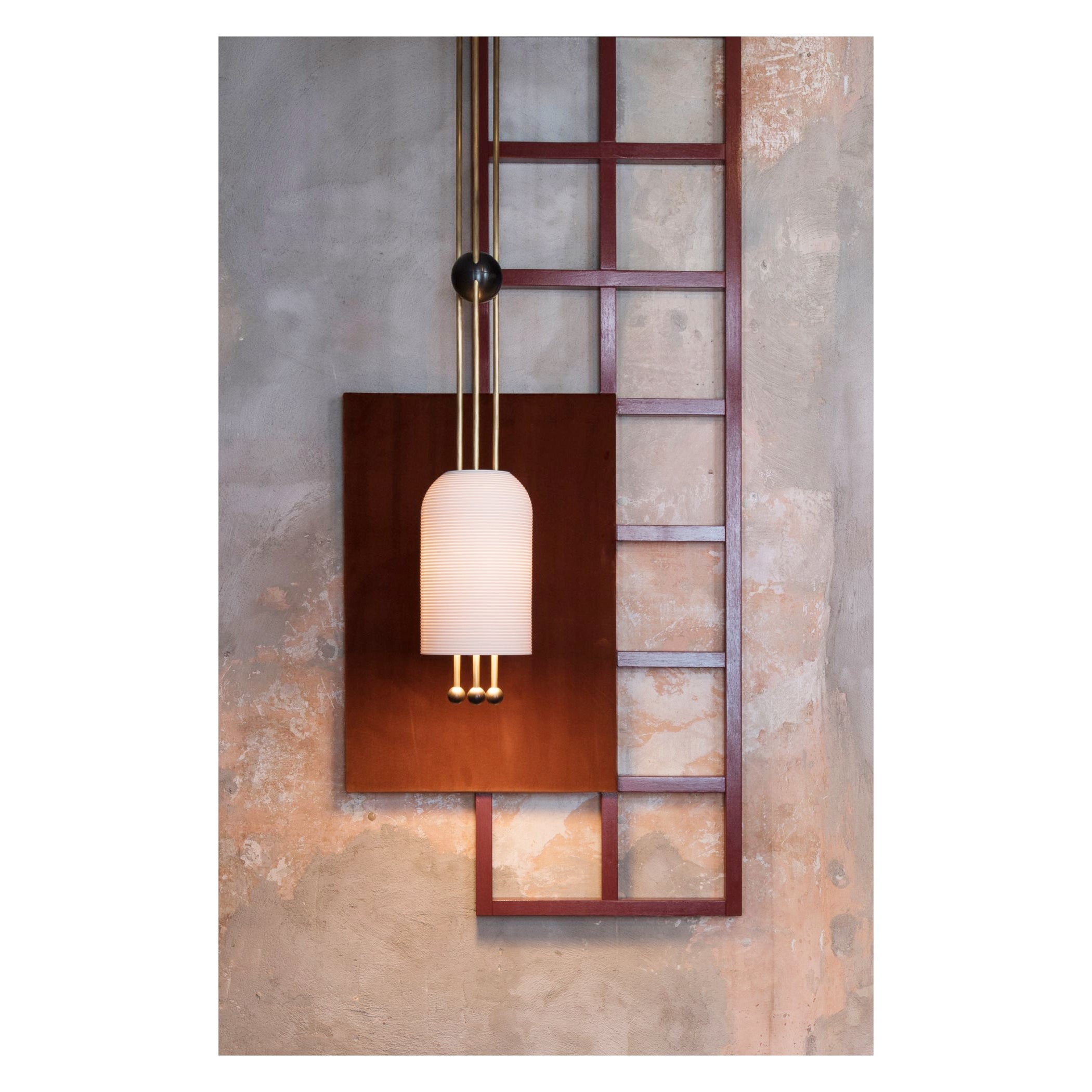 Lantern Glass Pendant Lamp D479