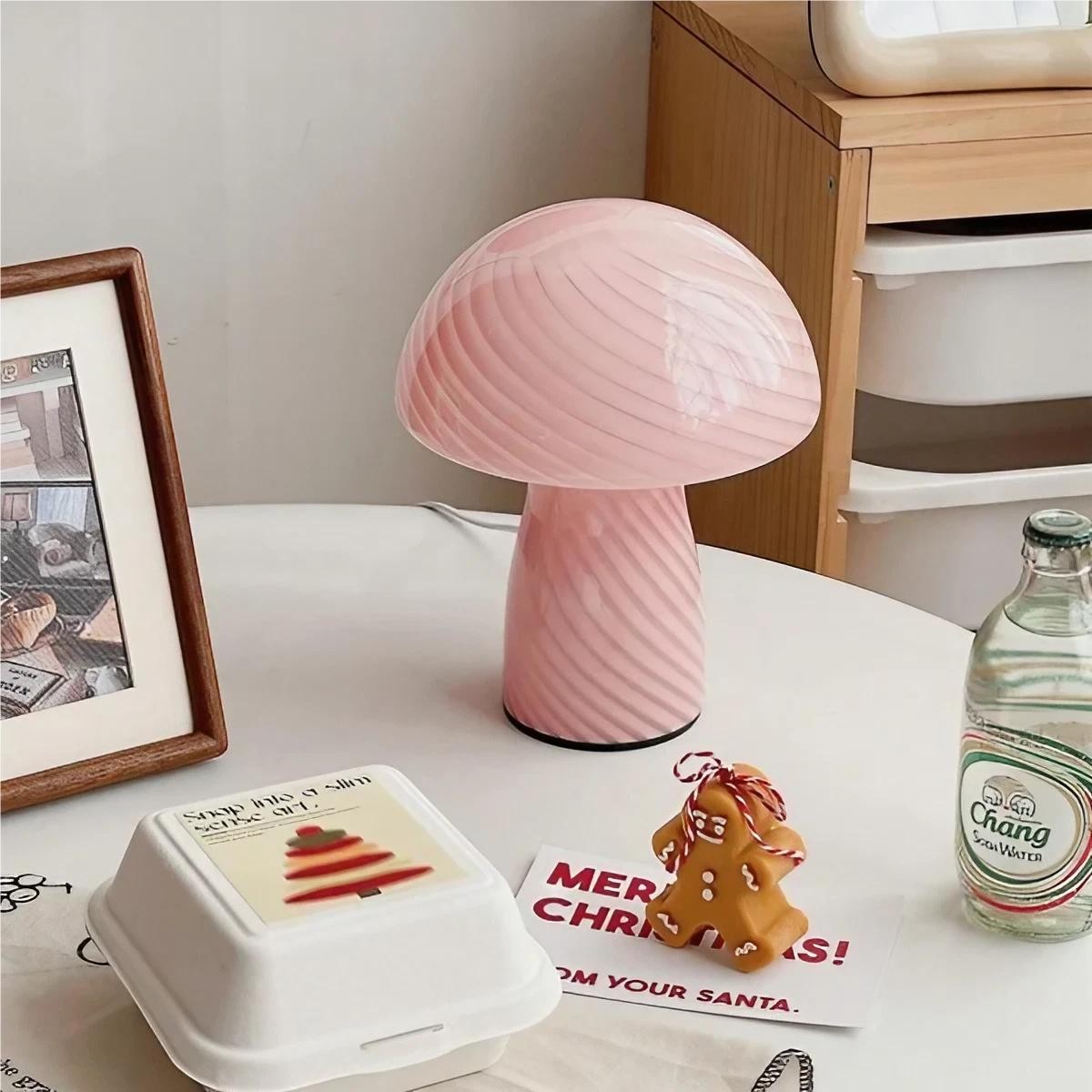 Modern Design Stained Glass Mushroom Lamp K51