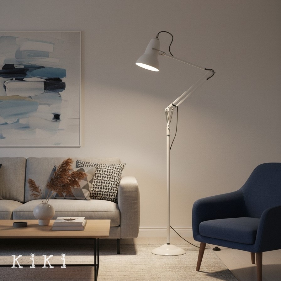 Modryx Modern Movable Arm Floor Lamp - Perfect for Bedroom and Office K2130