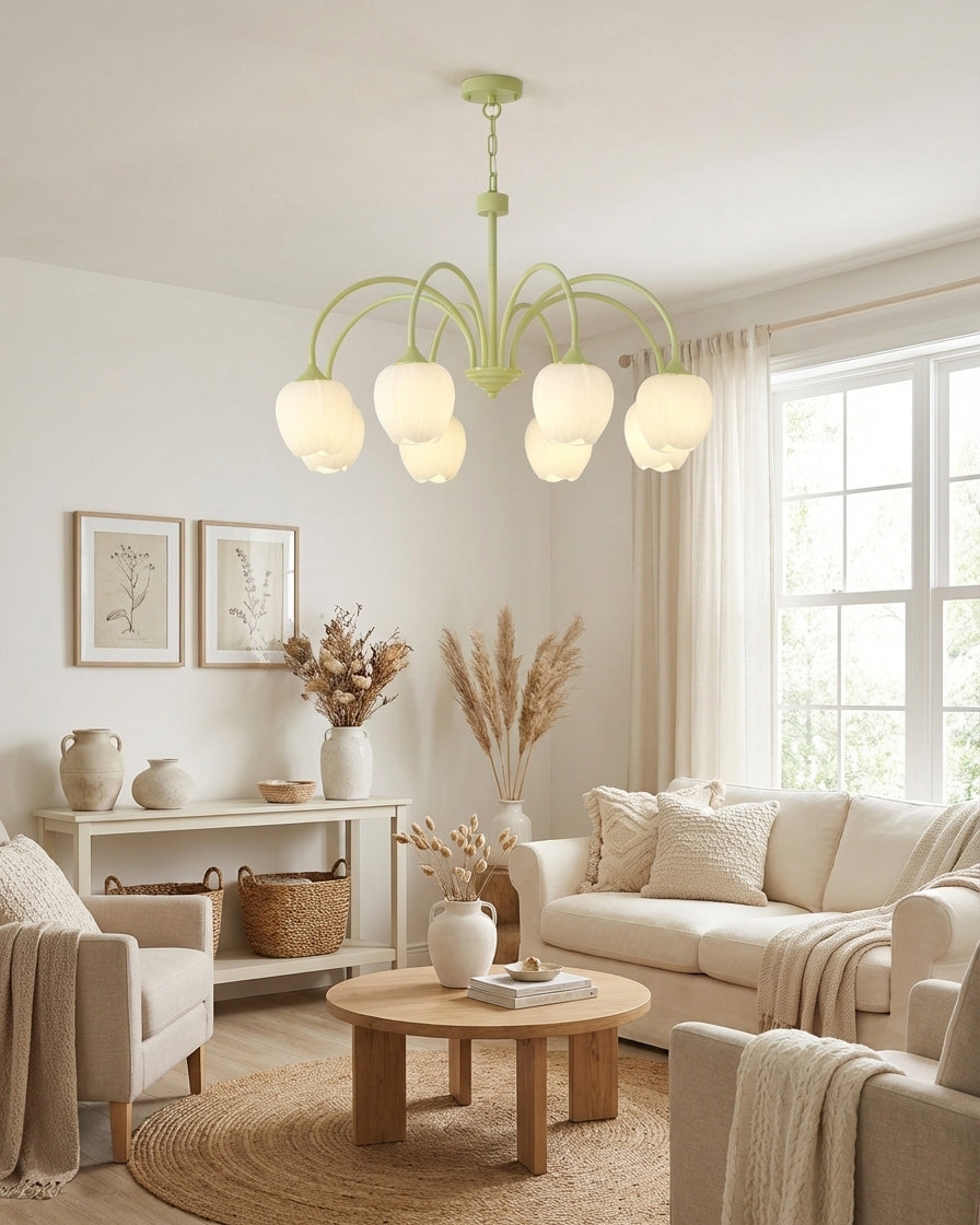 Tulip Matcha Chandelier D364