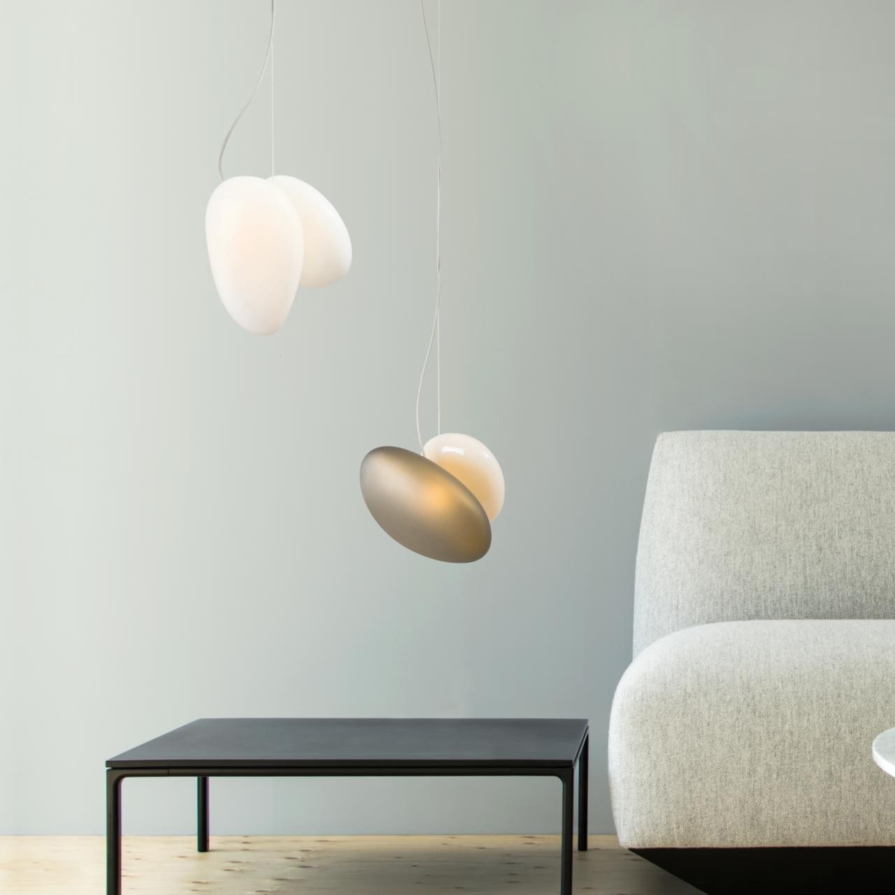 Translucent Frosted Glass Pendant Light K725