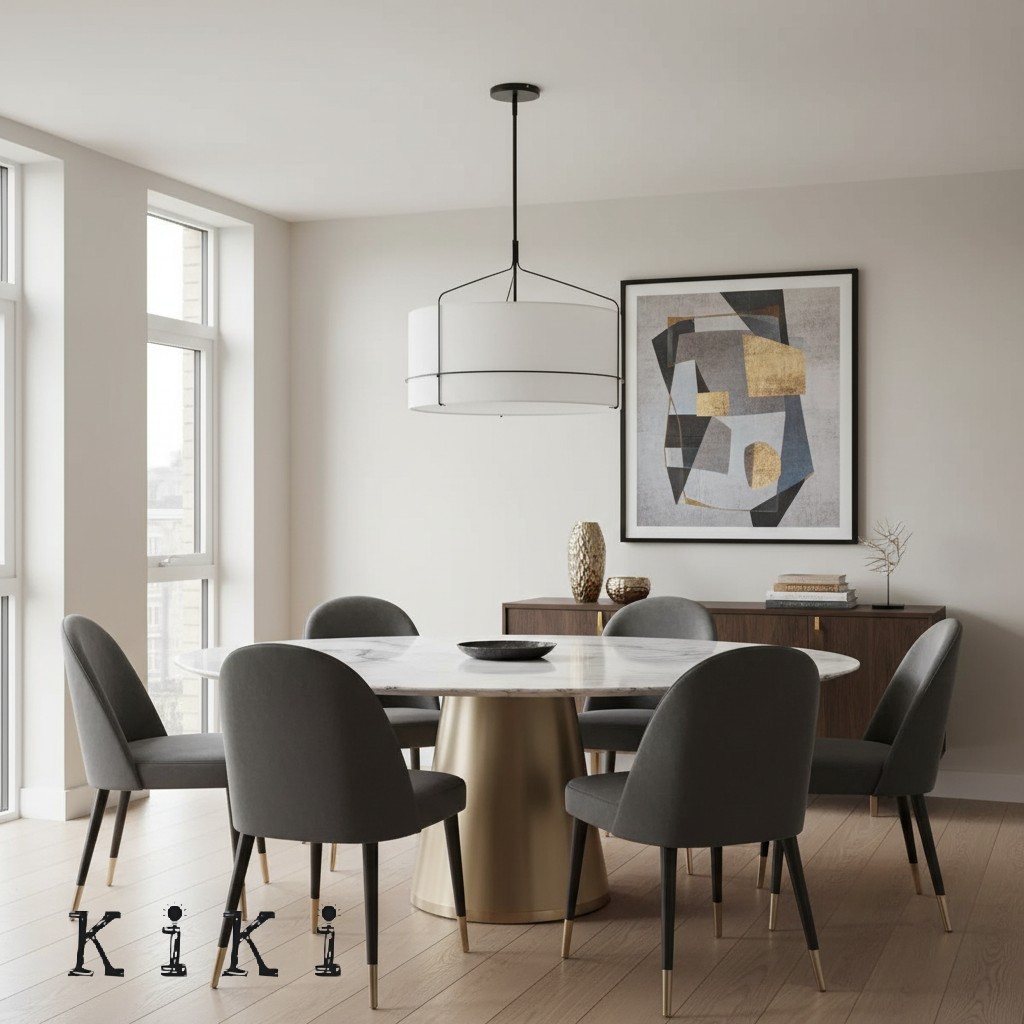 Horelia Pendant - Industrial Pendant Light with Dark Bronze Metal K1406