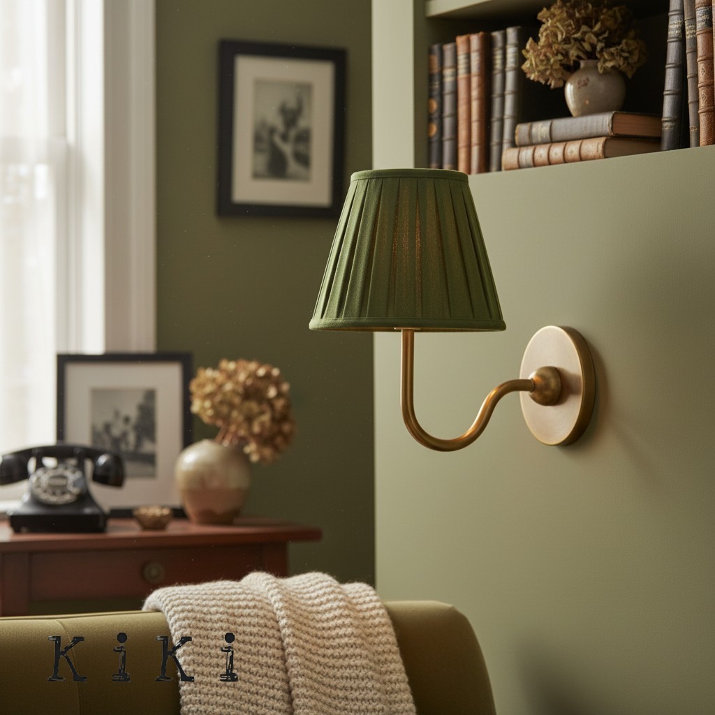 Luvora Pleated Fabric Shade Wall Sconce – Modern Classic Indoor Lighting K1306