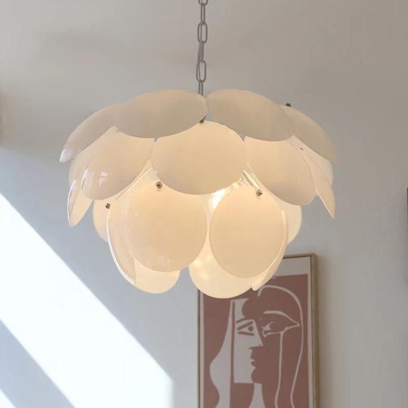 Luxury Fashion Luminous Petal Glass Chandelier K473