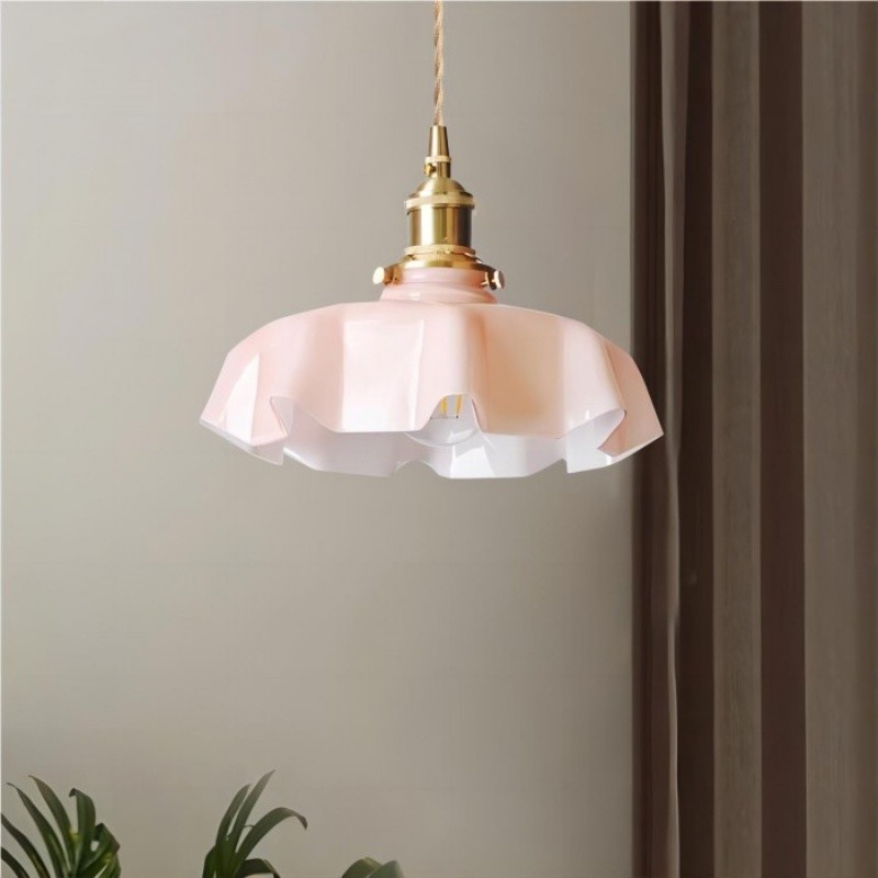 Retro Draped Flower Pendant Lamp K133