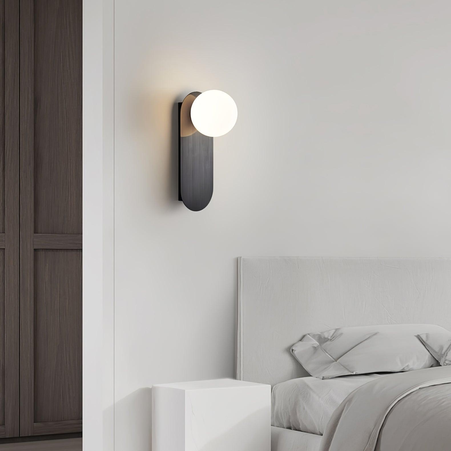 Modern Glass Base Sconce K383