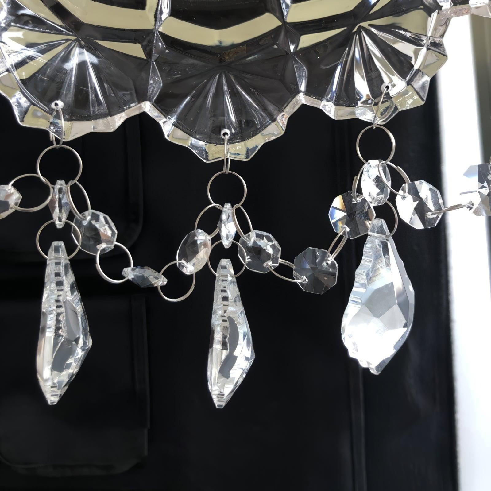 French Crystal Tassel Wall Light K395