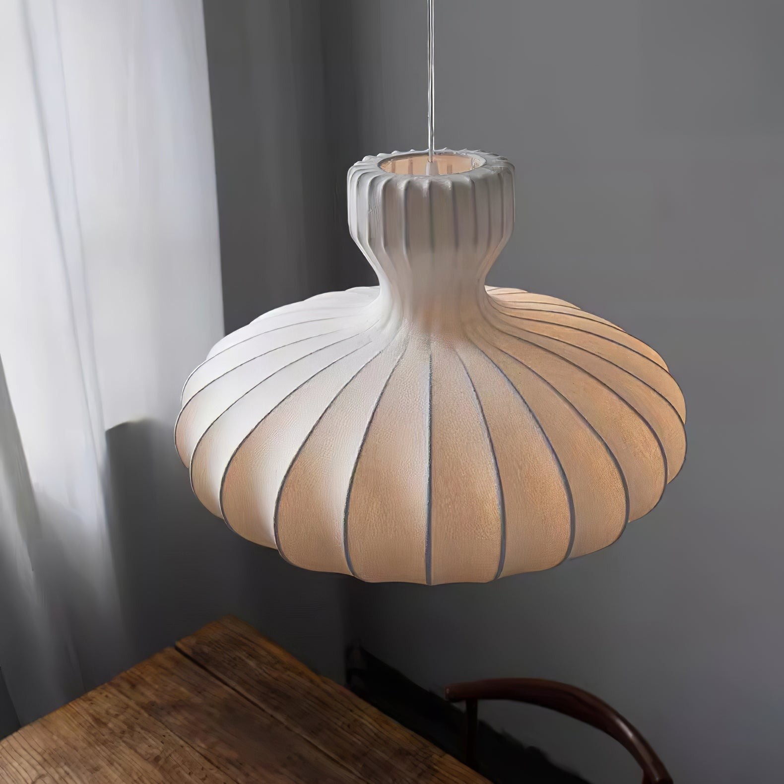 Lantern Silk Vintage Pendant Lamp K674