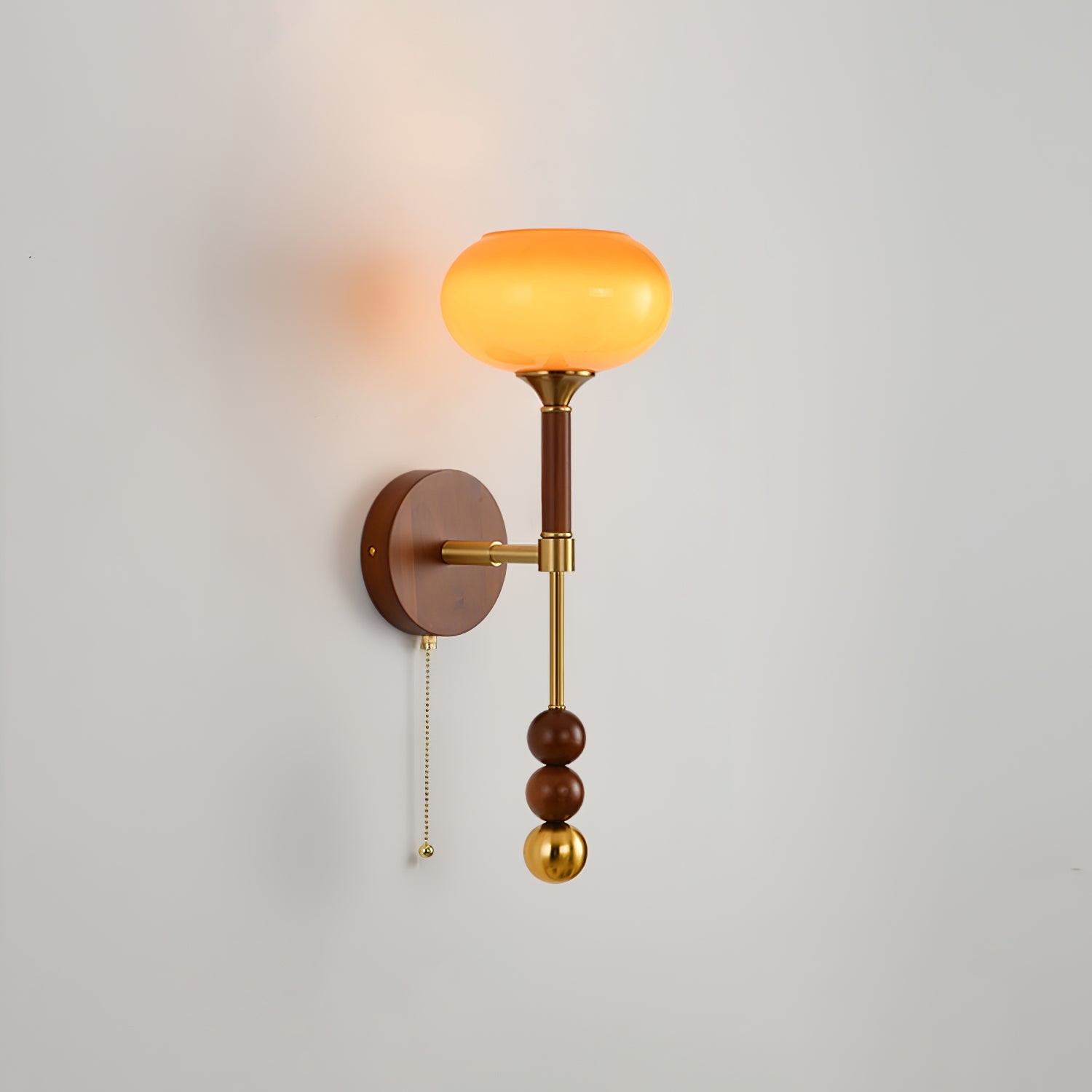 Retro Solid Wood Series Wall Lamp K638