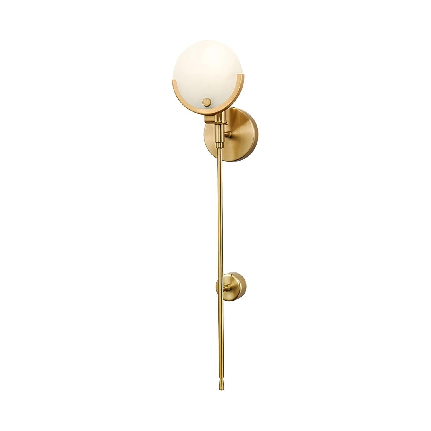 Metal Brass Spherical Bedroom Wall Lamp K247