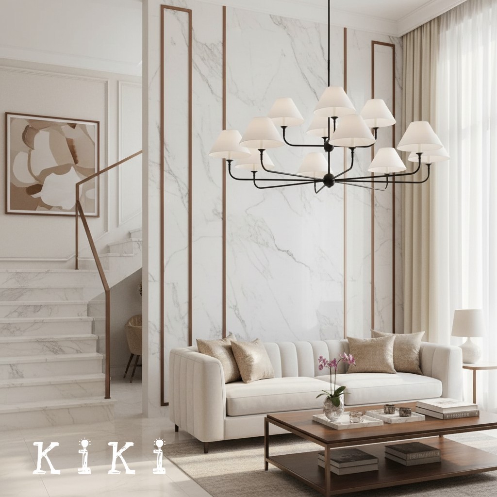 Sculptural Multi-Arm Chandelier – Modern Luxe Lighting for Dining & Living K1251