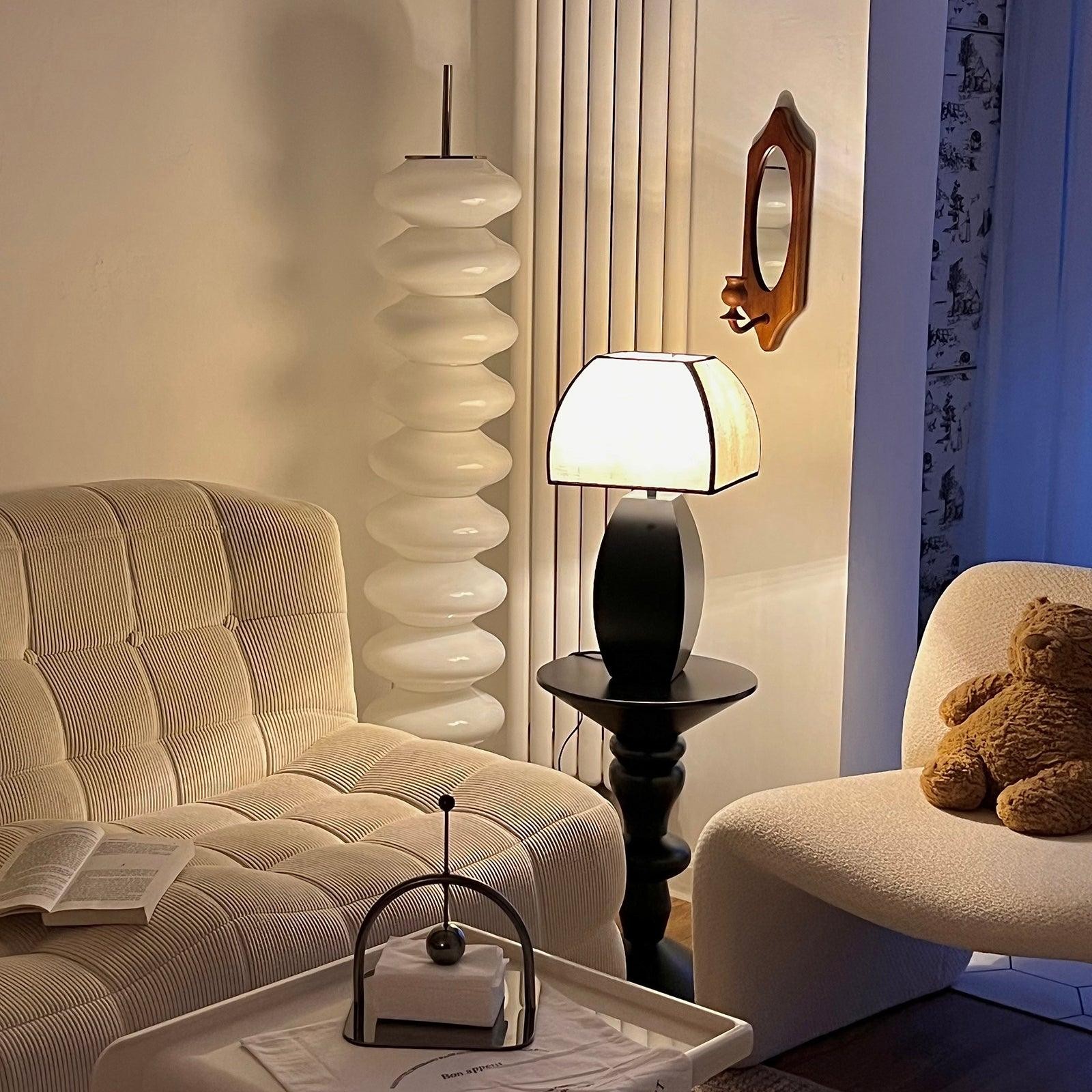 Retro Metal Mushroom Fabric Table Lamp K430