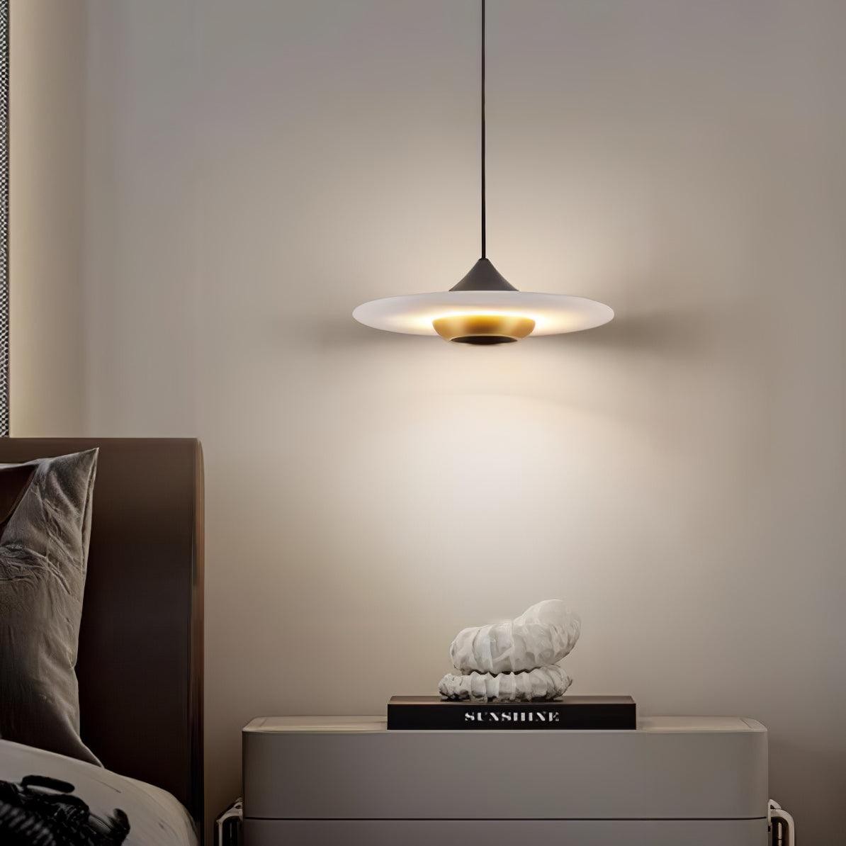 Flying Saucer Marble Pendant Lamp K391
