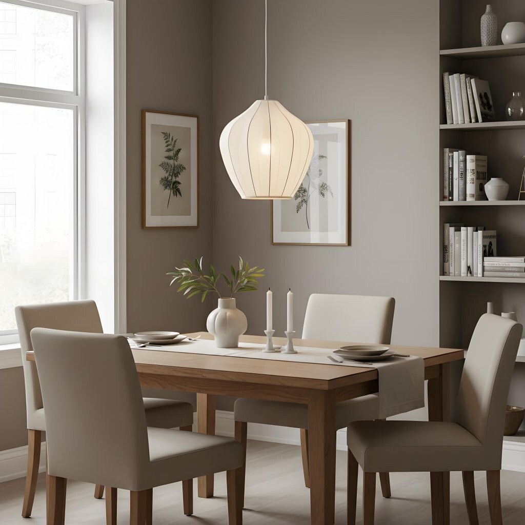 Lumifil Modern Mesh Pendant Light - Hanging Fabric Lghts are Suitable for Dining Rooms or Kitchen Islands K1752