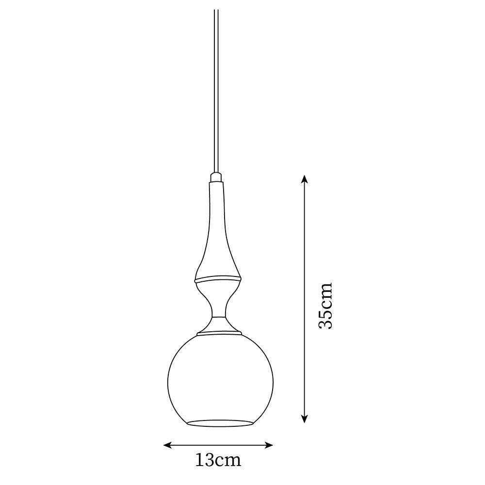 Modern Simple Cream Smooth Small Pendant Lamp K367