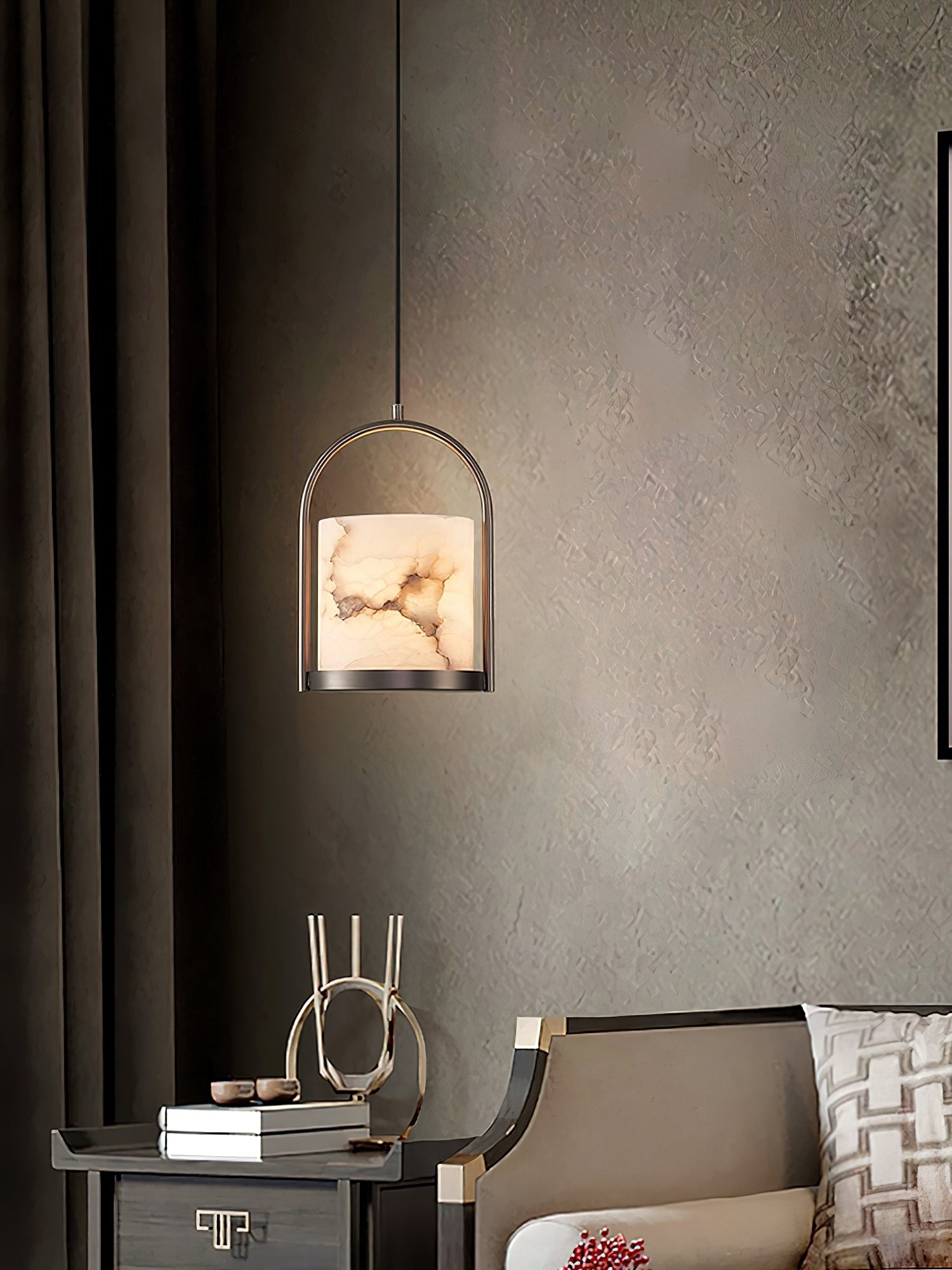 Cortland Alabaster Pendant Light D434