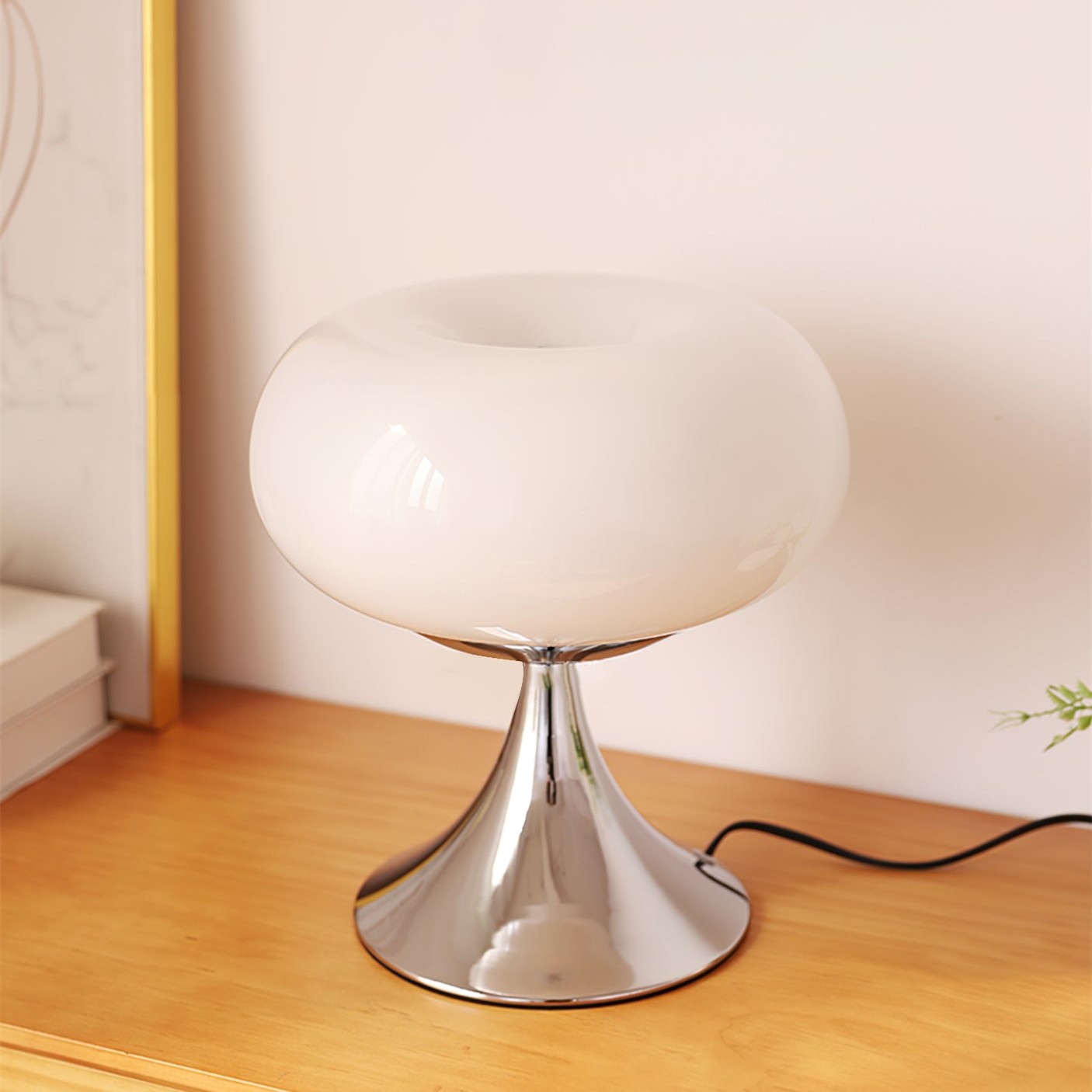 Lollora Playful Rounded LED Table Lamp Minimalist for Desk Shelf K149