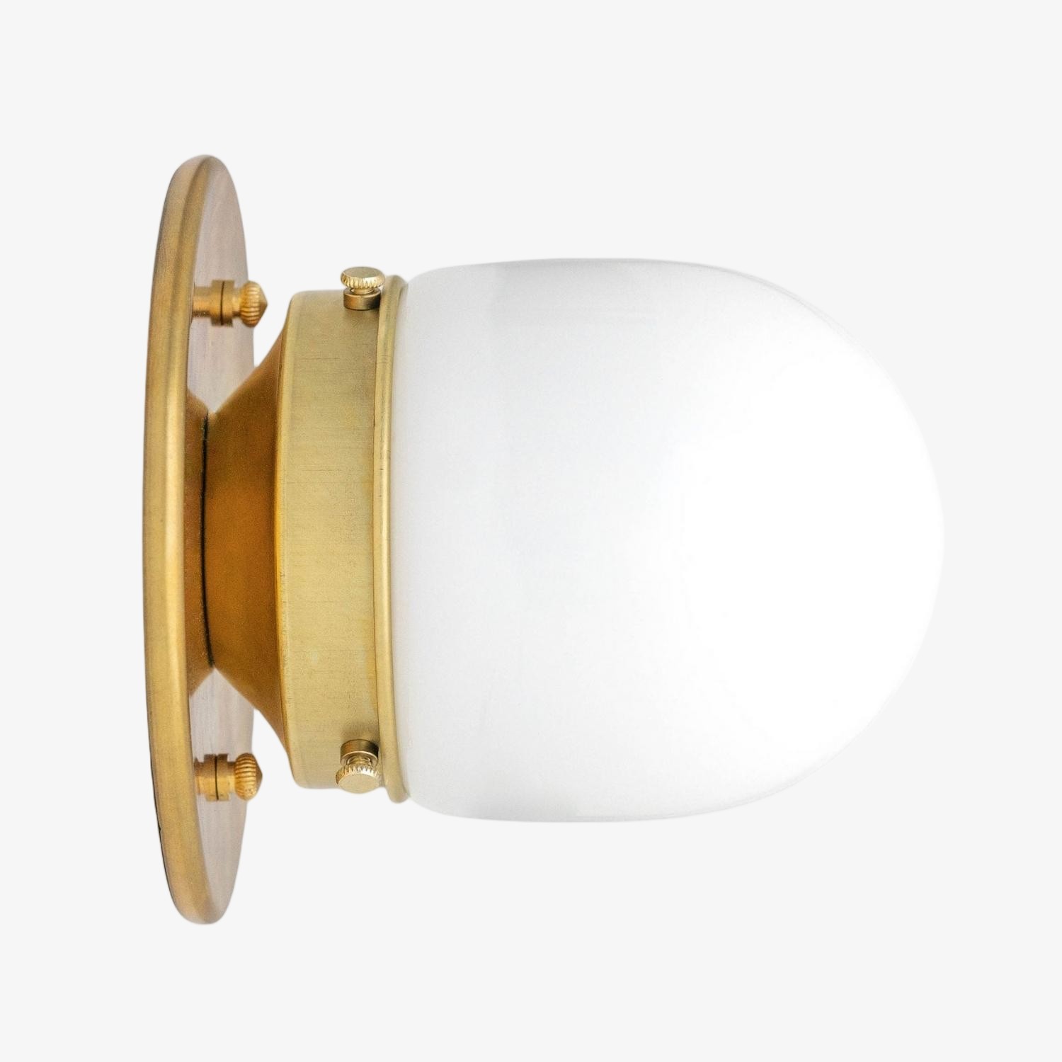 Opalume Glass Ceiling Light and Wall Light - Art Deco Small Globe Fixture for Entryway K1456