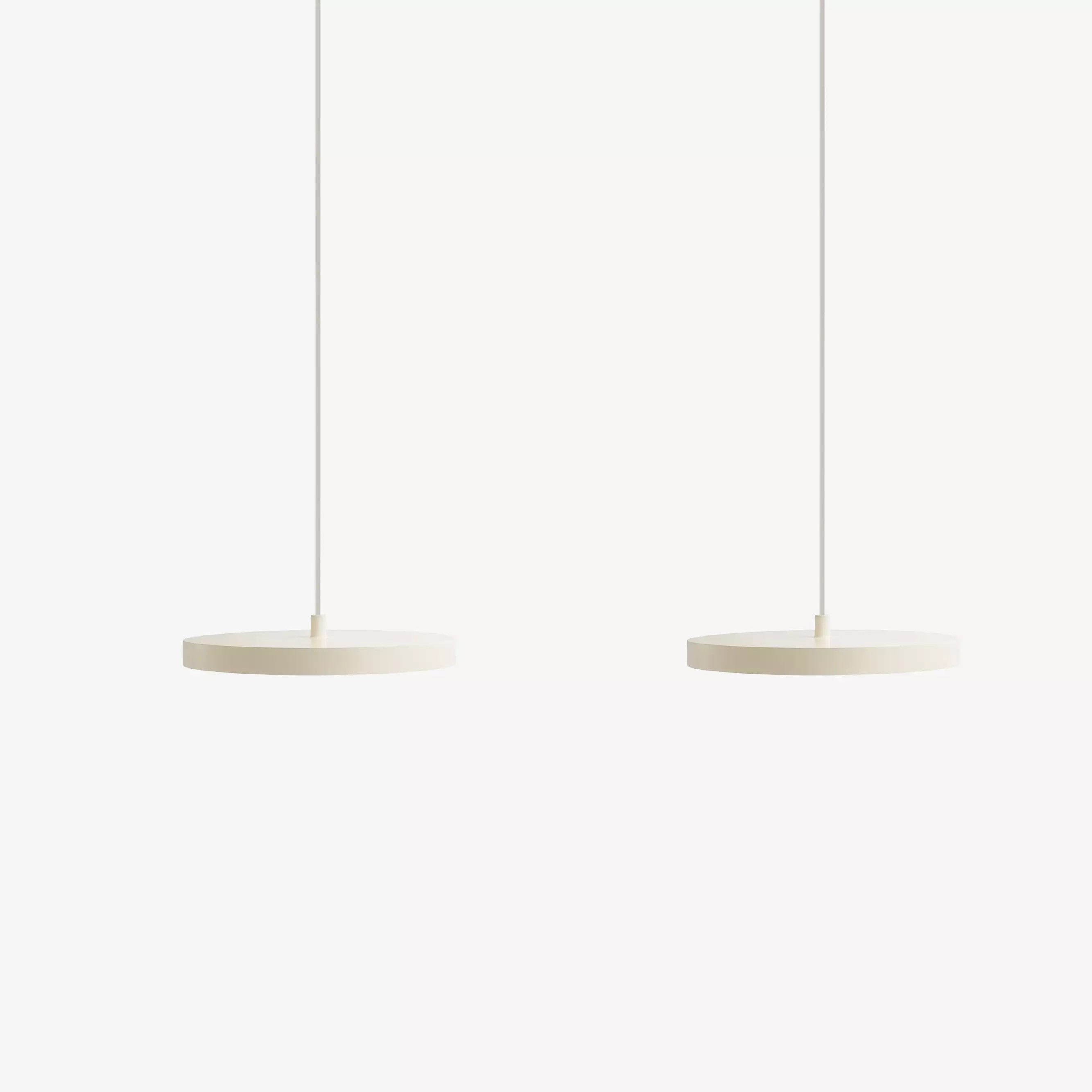 Modern Round Disc Flat Pendant Light - Multi-Light Pendant With LED Light K1555