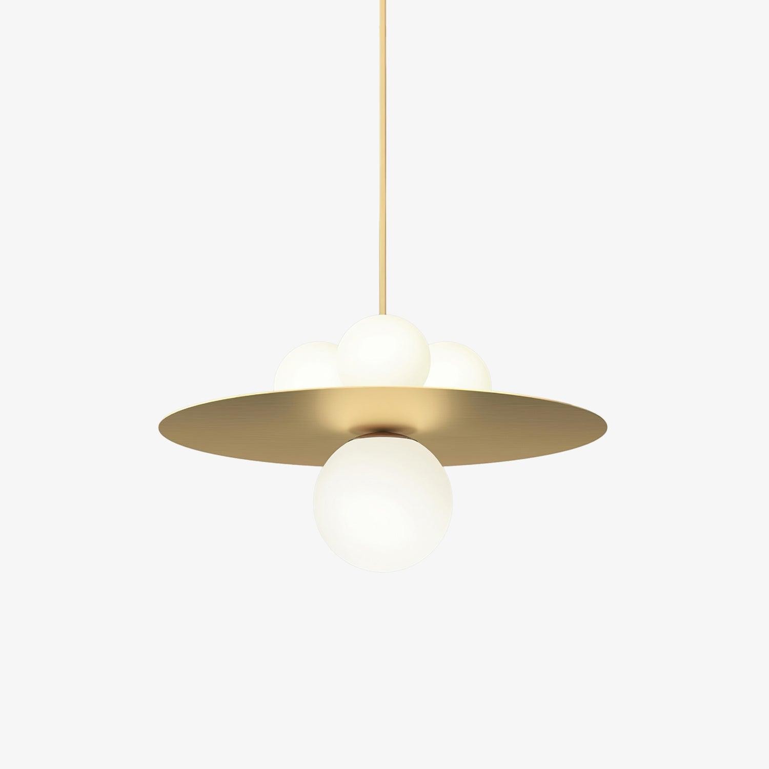 Metal Disc With Ball Pendant Light K230